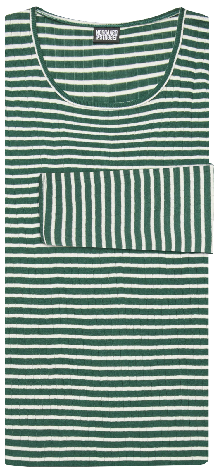 101 NPS Stripes, Bottle Green/Ecru - Image 2
