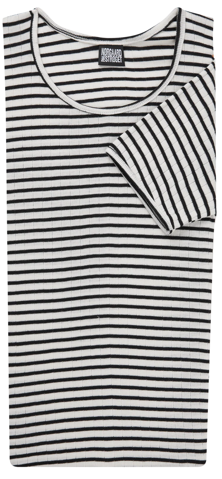 101 Short Sleeve NPS Stripes, Ecru/Black - Image 2