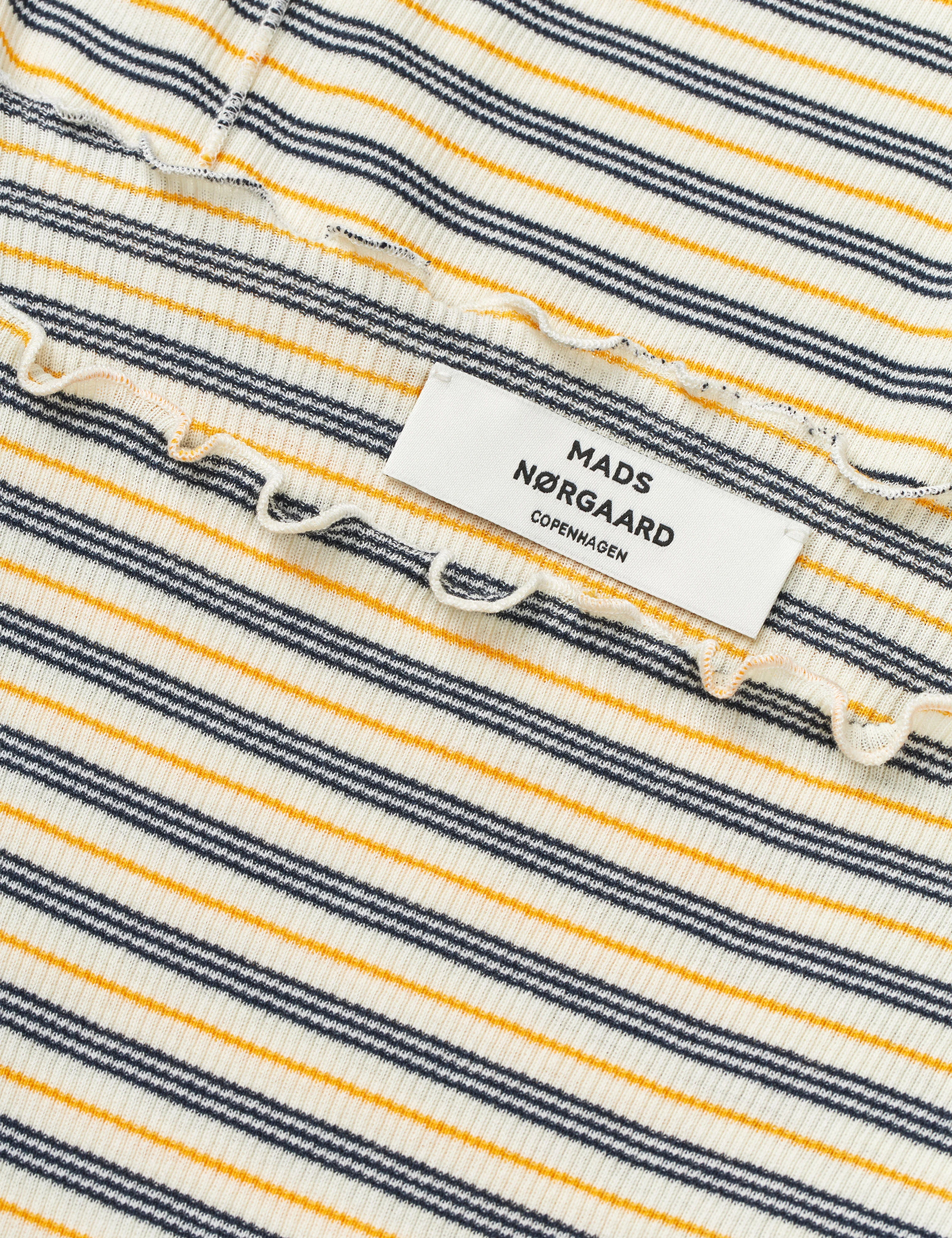 2x2 Cotton Stripe Siri Top, Vanilla Ice/Sky Captain/Zinnia - Image 3