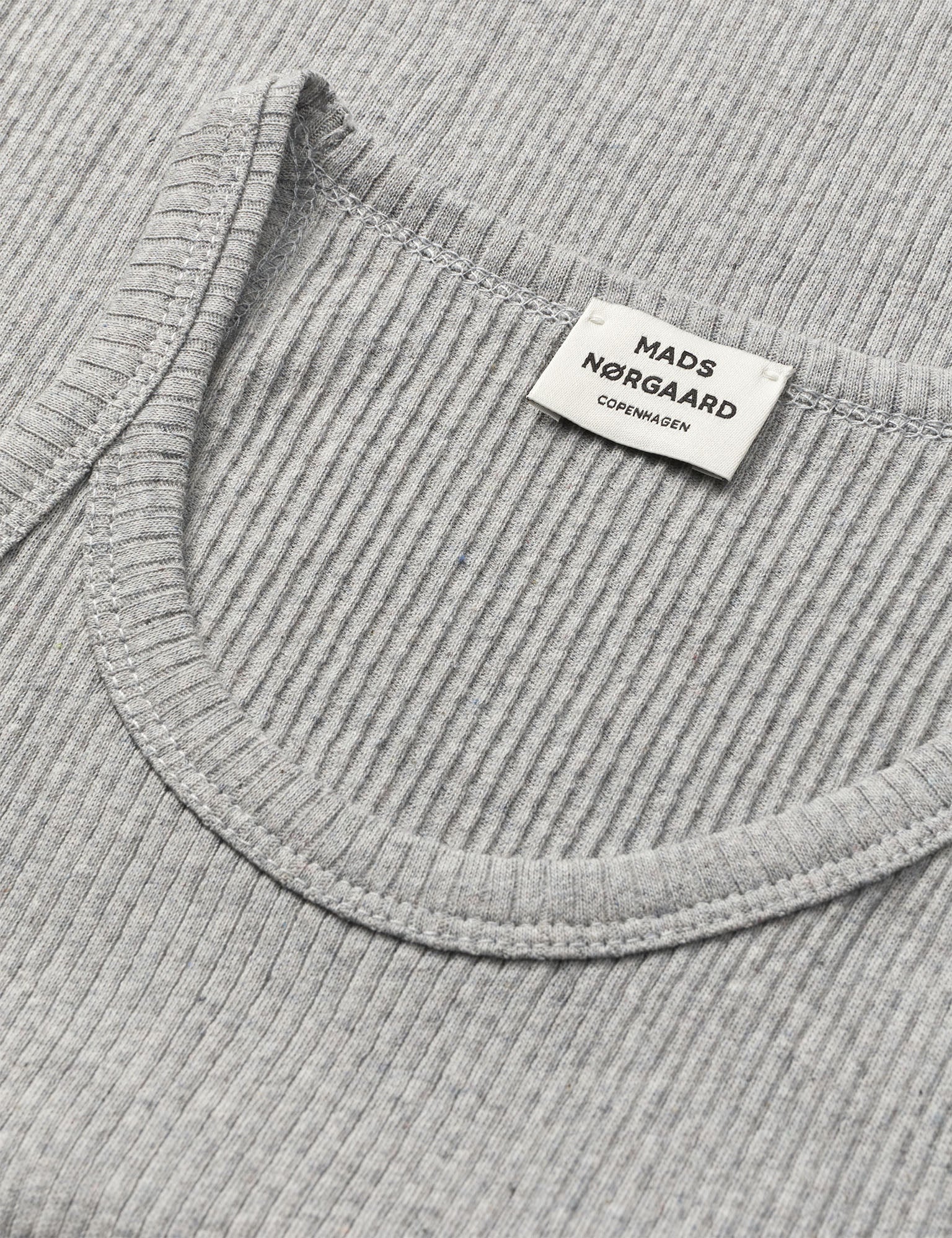 4x2 Teco Addie Top, Grey Melange - Image 3
