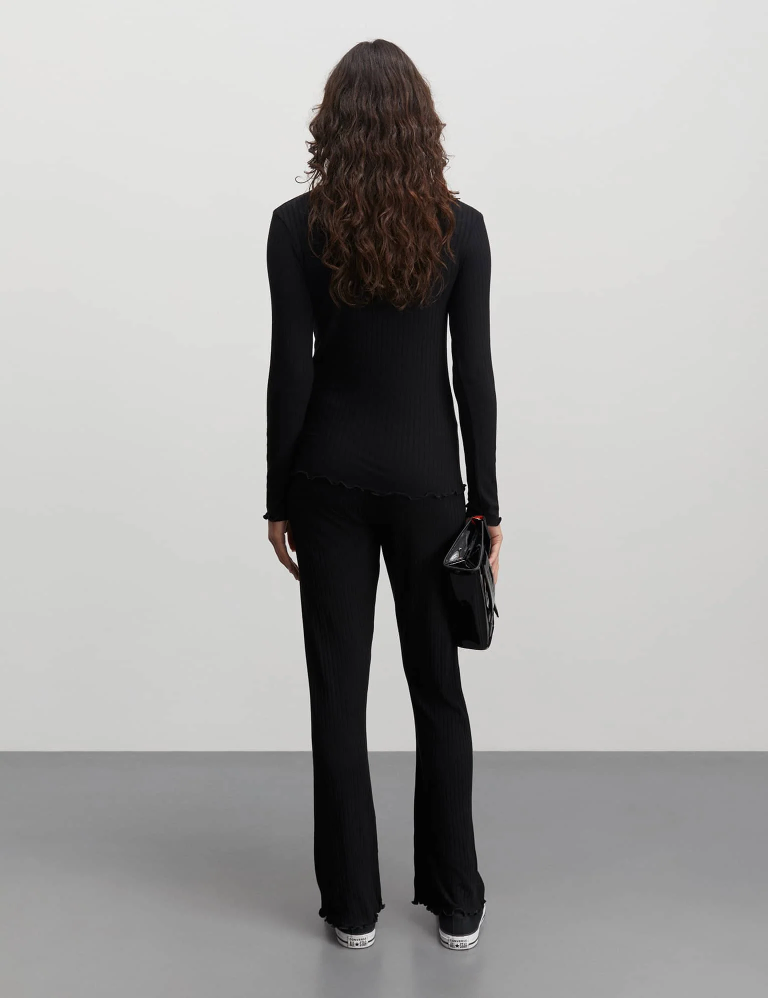 5x5 Solid Lonnie Pants FAV, Black - Image 4