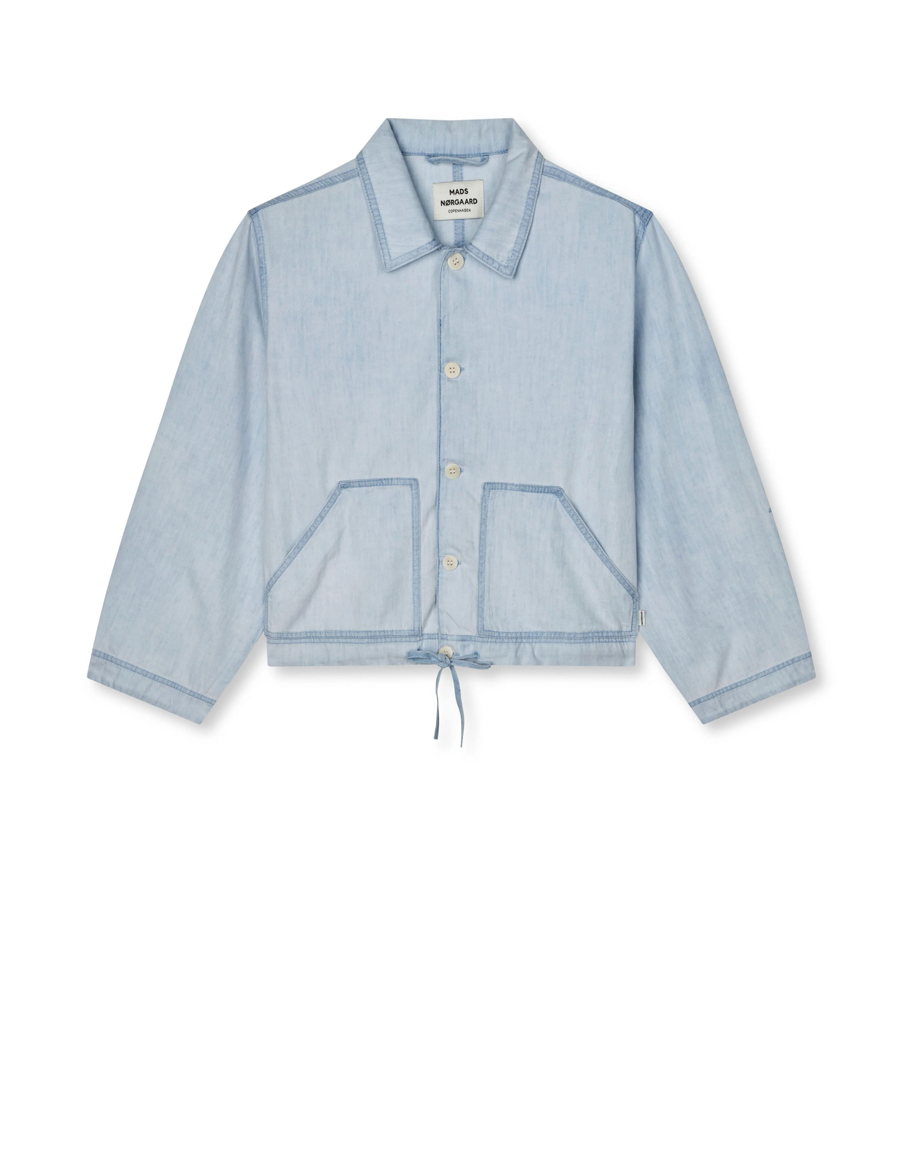Air Denim Cammie Jacket, Sunbleached Blue - Image 3