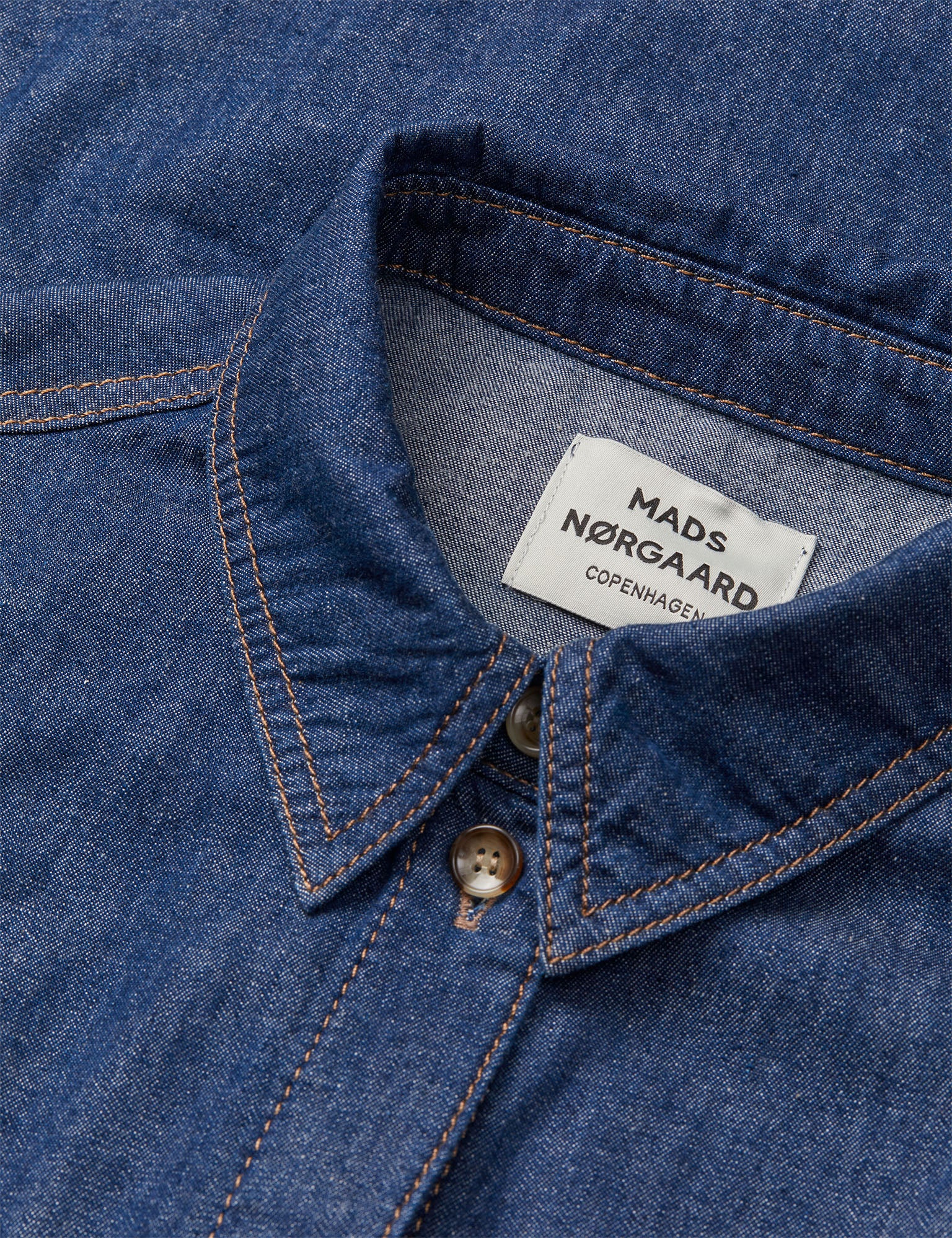 Air Denim Crissy Dress, Mid Blue Denim - Image 3