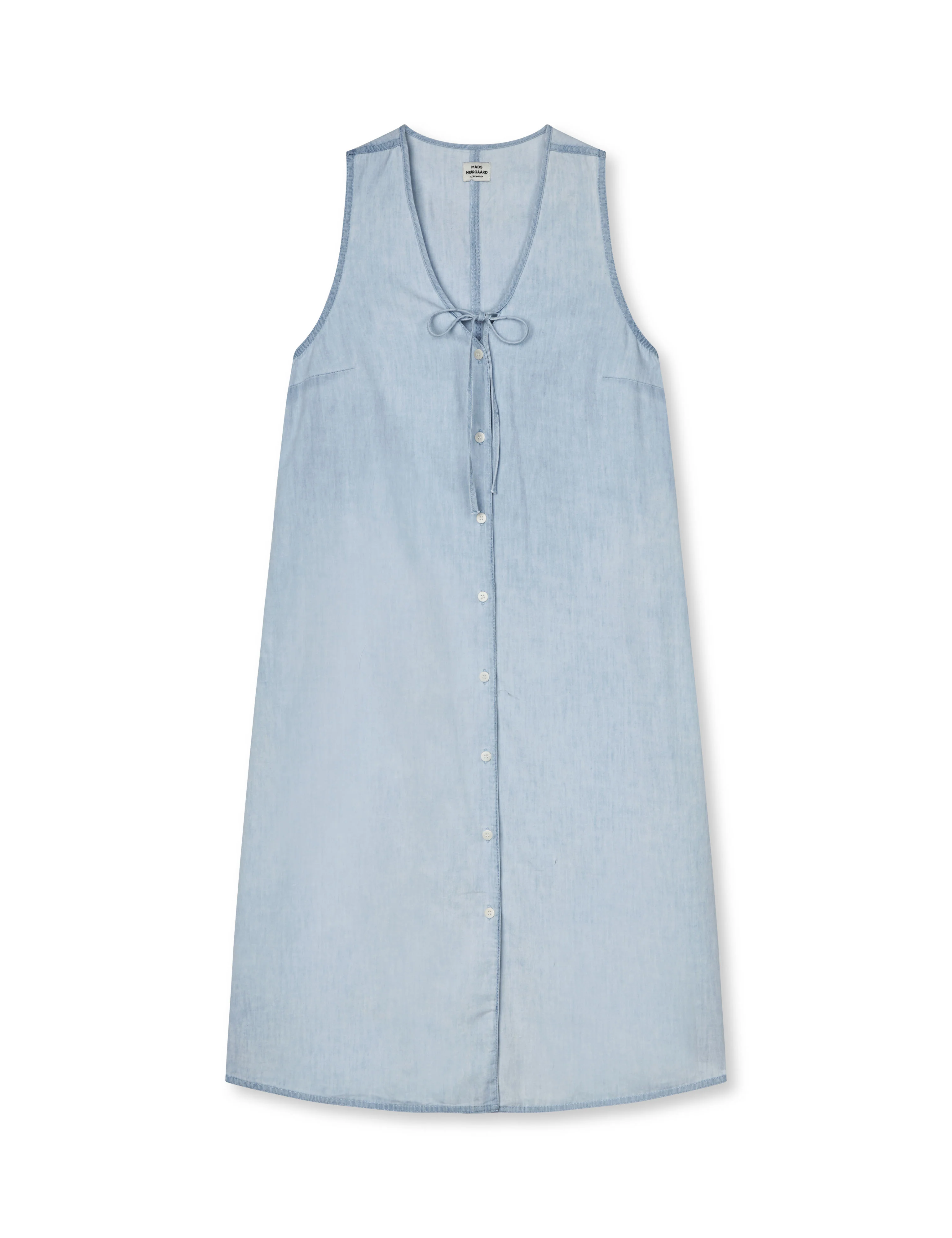 Air Denim Pauline Dress, Sunbleached Blue - Image 3