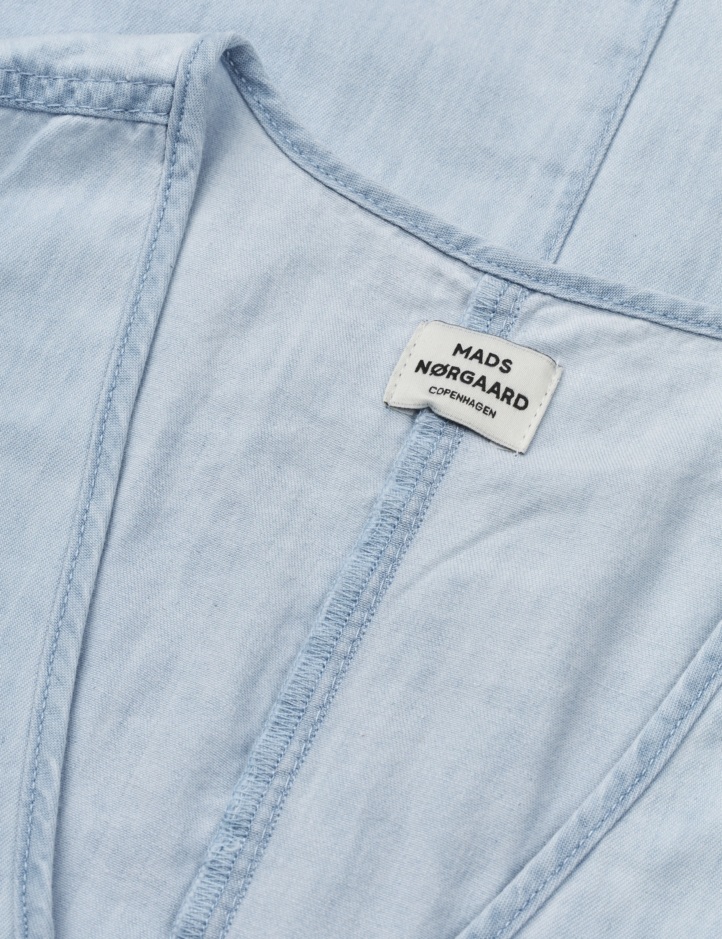 Air Denim Pauline Dress, Sunbleached Blue - Image 4