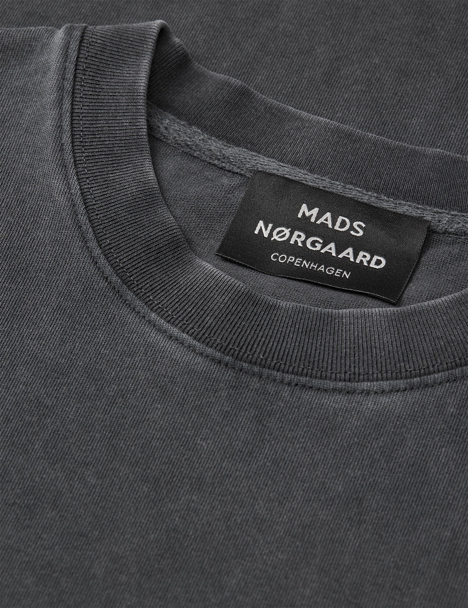 Combed Jersey Dye Thorbjørn Tee, Black - Image 3