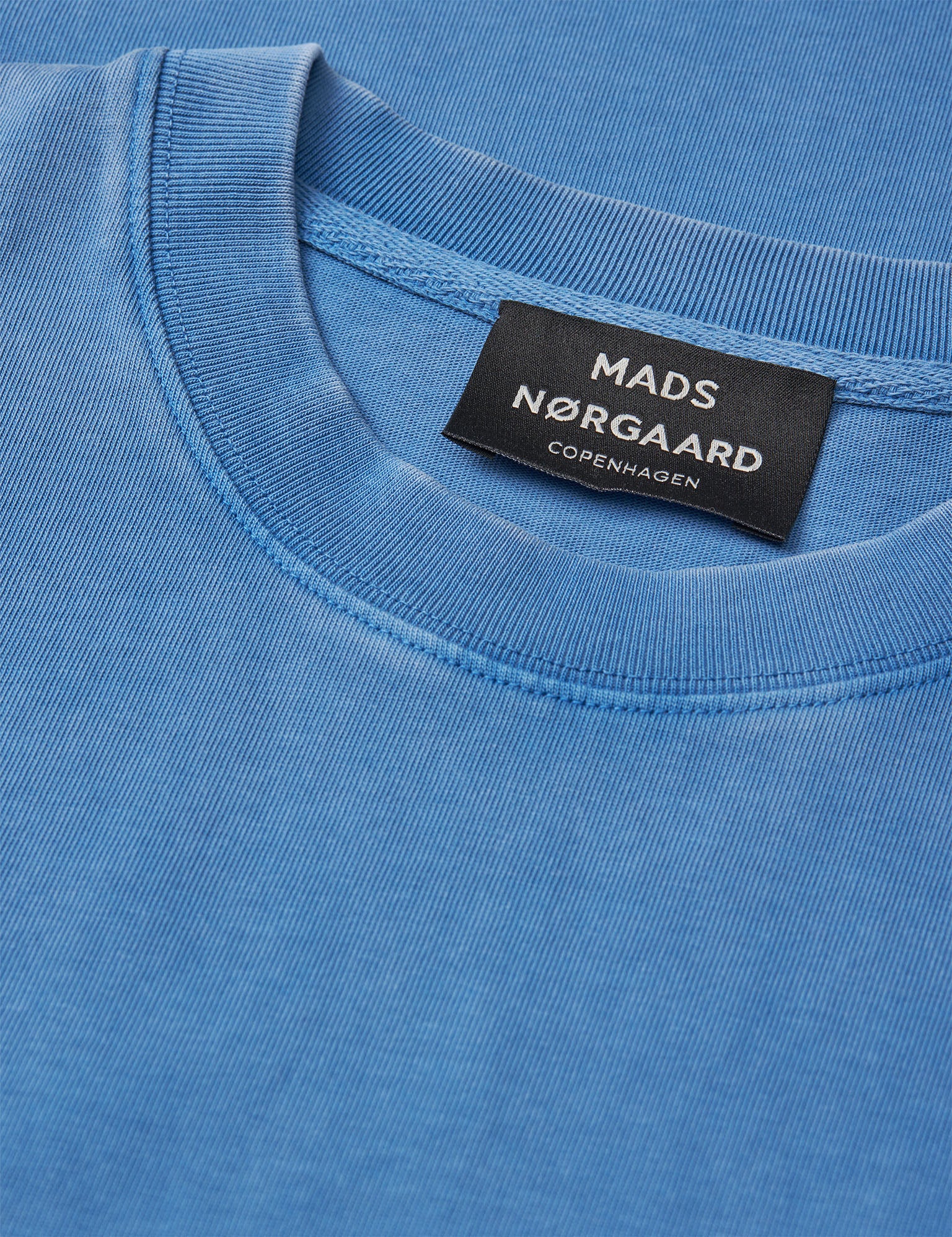 Combed Jersey Dye Thorbjørn Tee, Bright Cobalt - Image 3