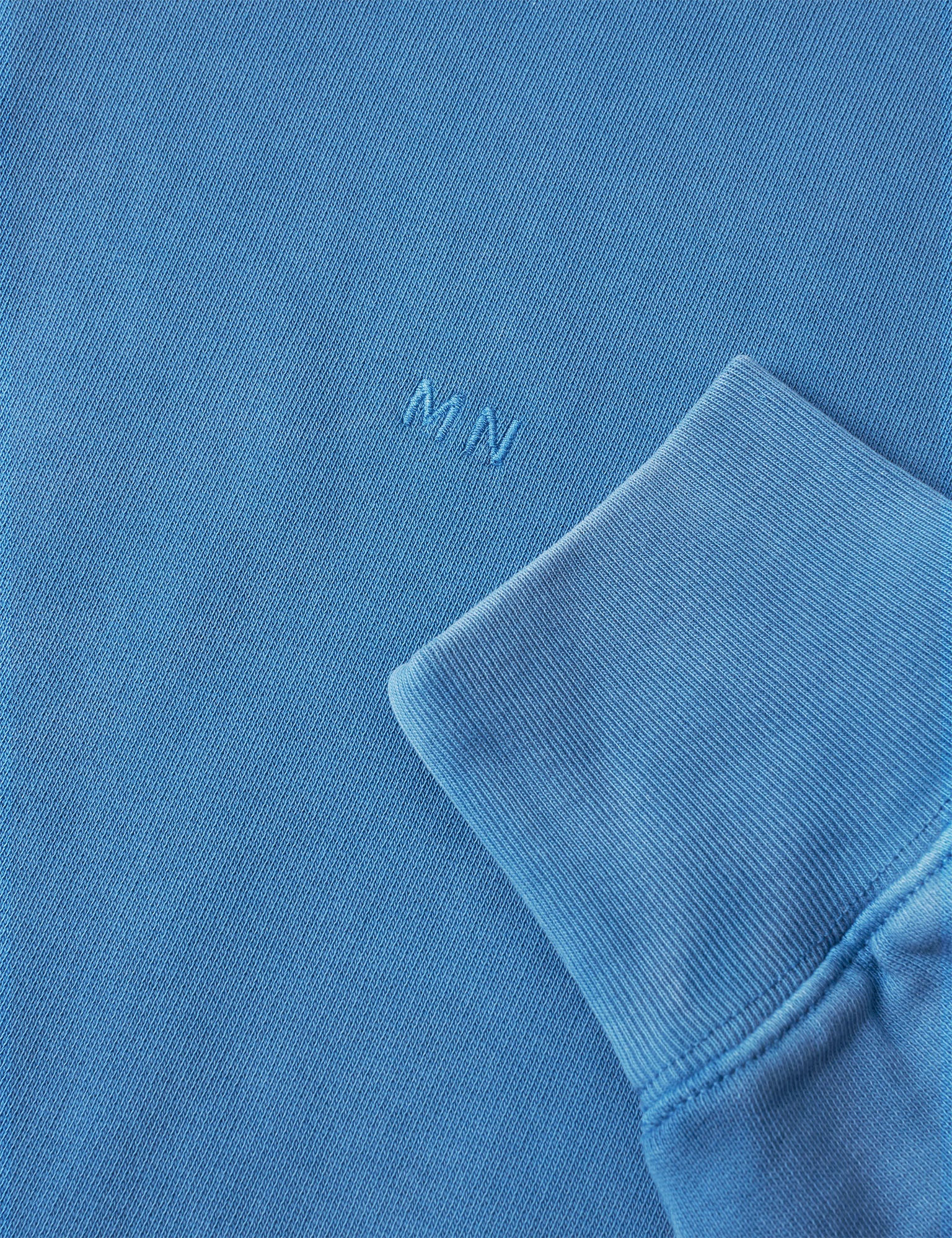 Compact Cotton Gable Sweat, Bright Cobalt - Image 2