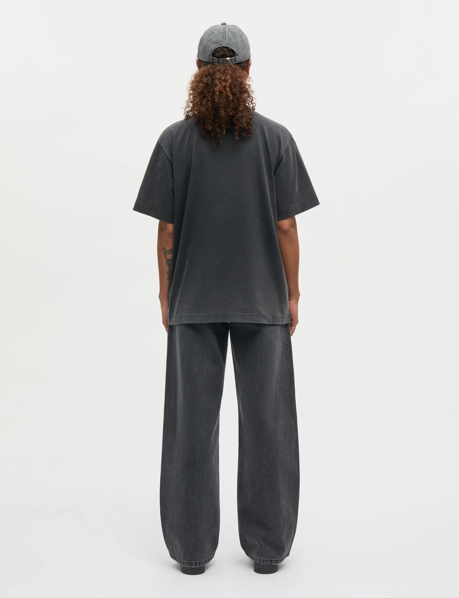 Cotton Jersey Dassel Tee, Black - Image 6