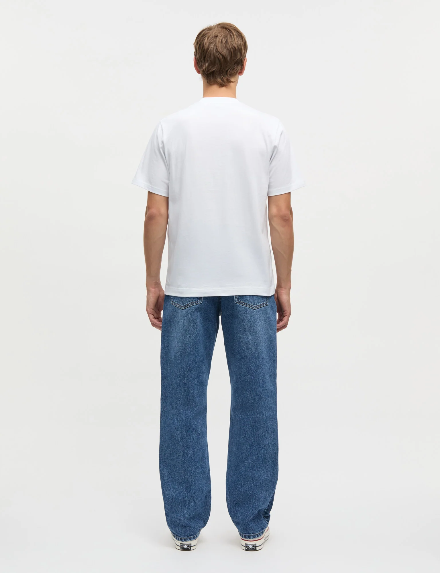 Cotton Jersey Frode A Place Tee, White - Image 4