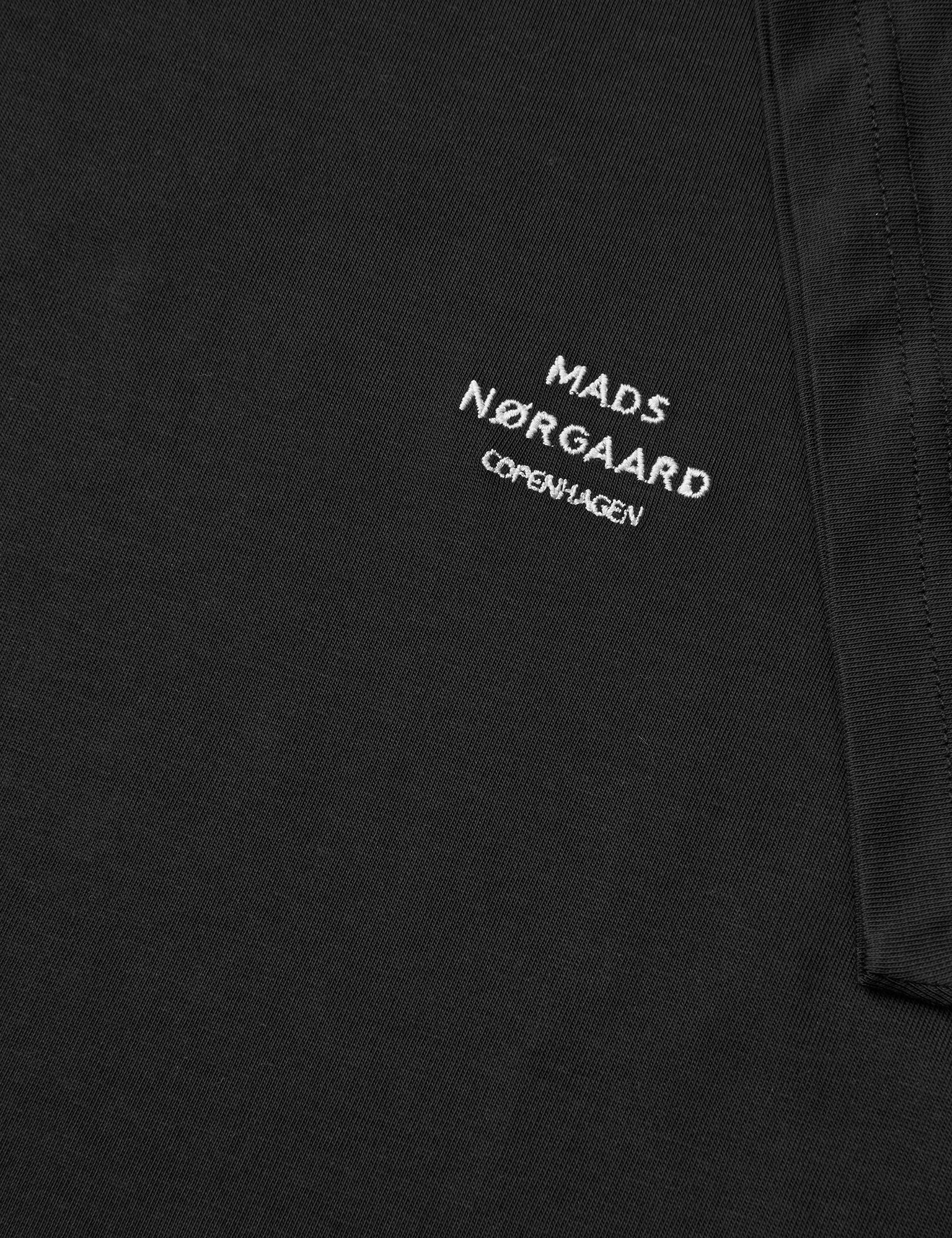 Cotton Jersey Frode Logo Tee FAV, Black - Image 2