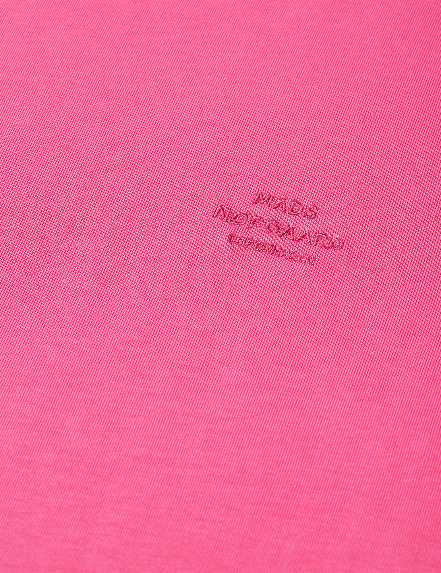 Cotton Jersey Frode Logo Tee FAV, Raspberry Rose - Image 4