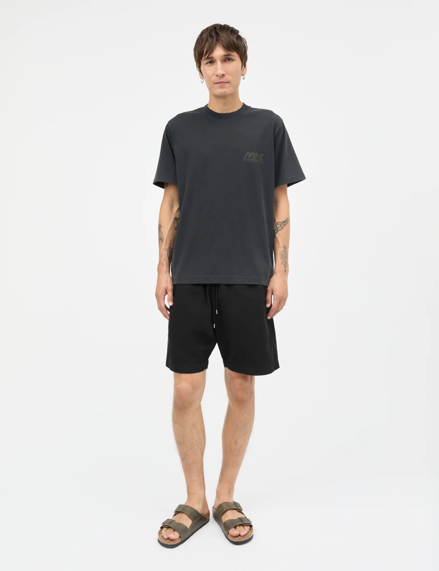 Cotton Jersey Frode MNC Tee, Black