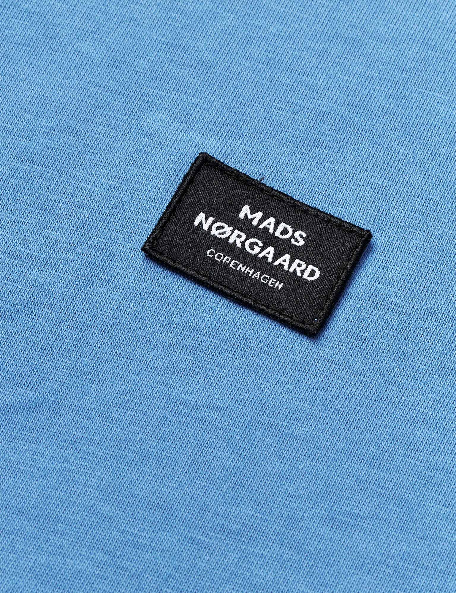 Cotton Jersey Frode Patch Tee, Riviera - Image 3