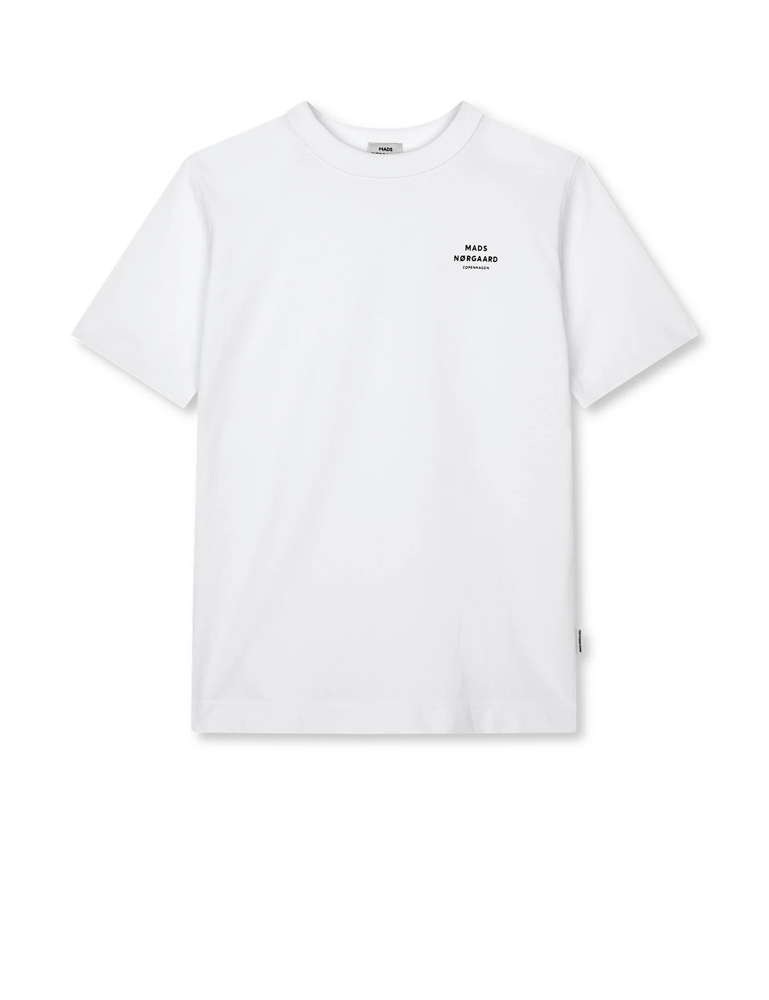 Cotton Jersey Theo Tee, White