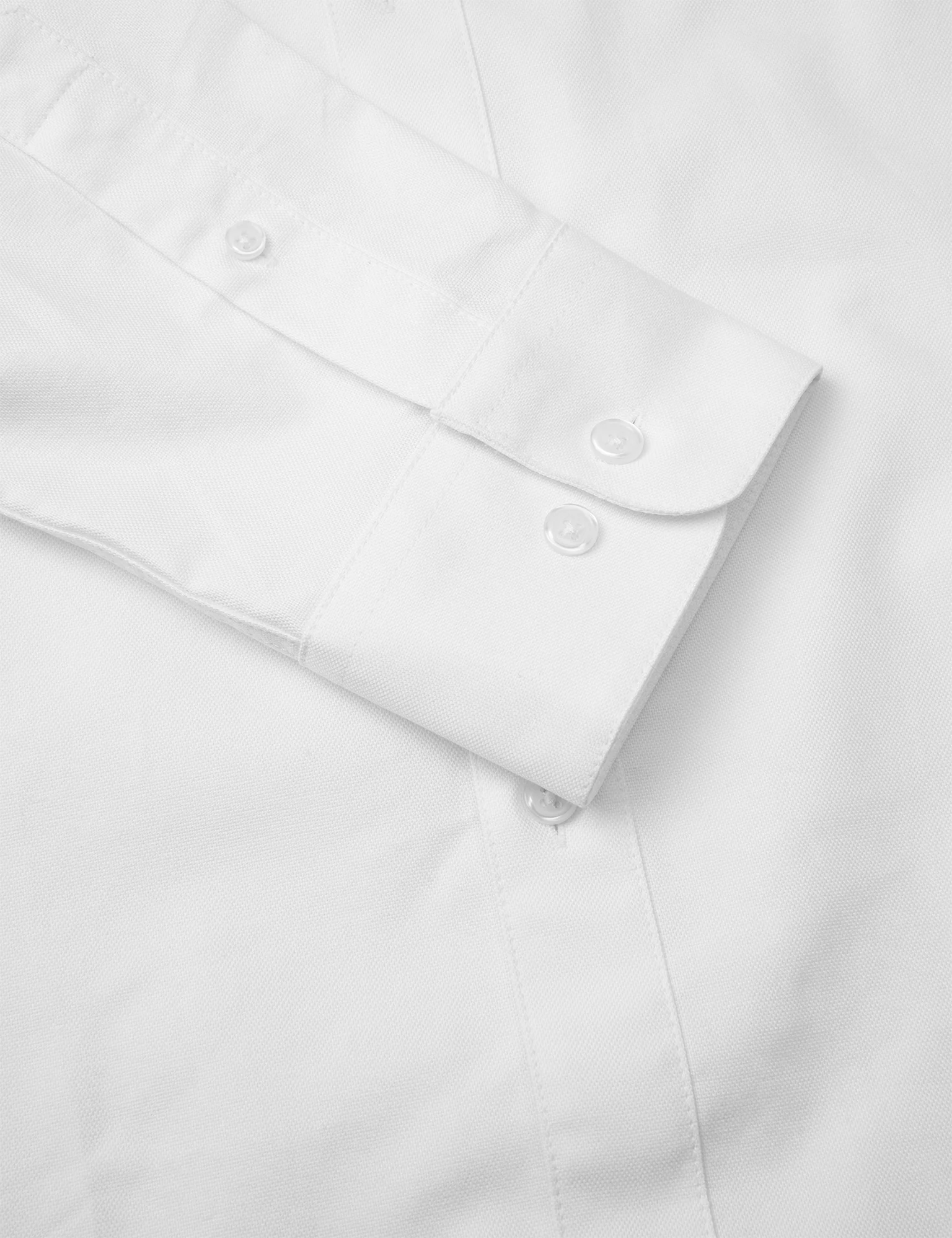 Cotton Oxford Sune Shirt BD, White - Image 5