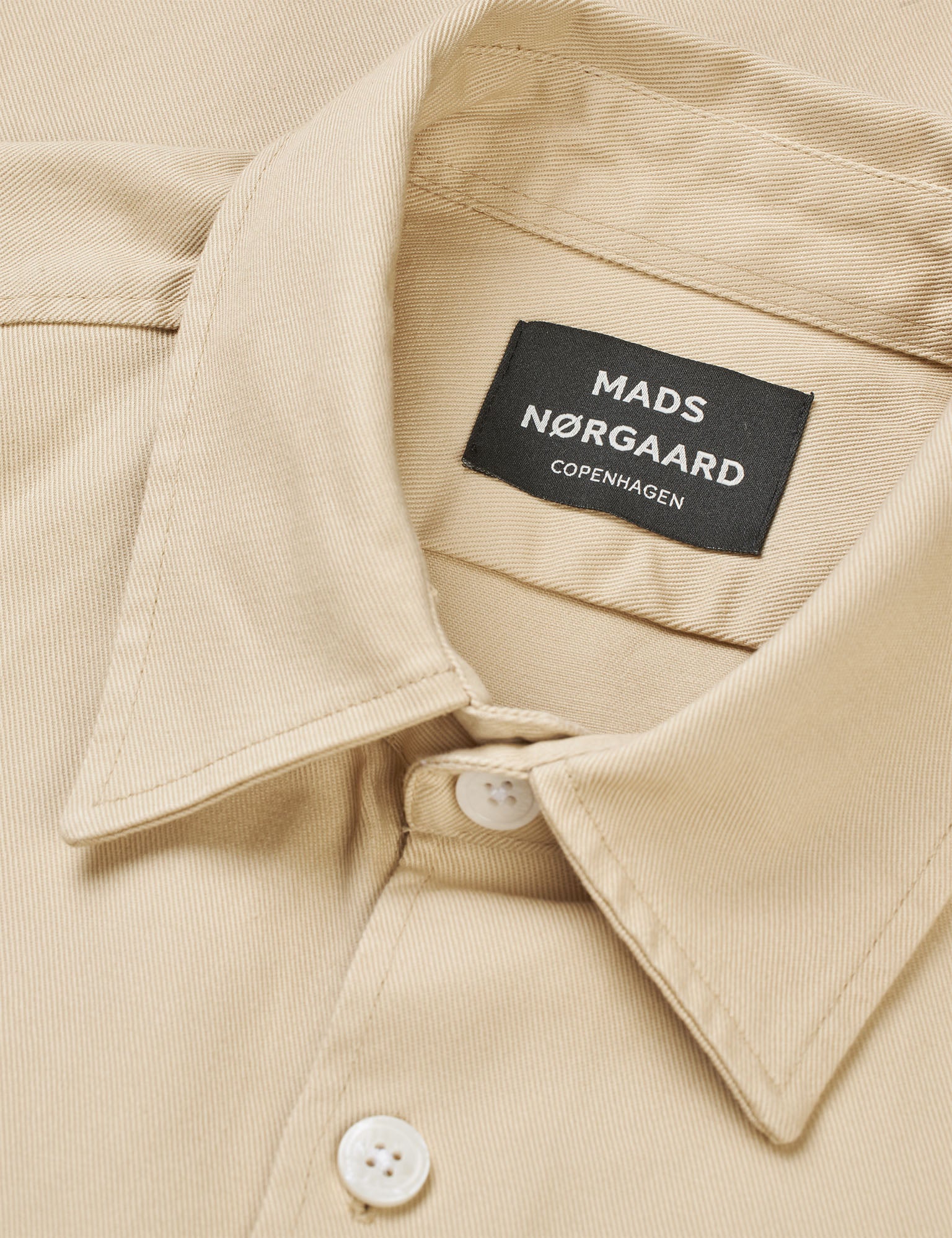 Cotton Twill Storm Shirt, Castle Wall - Image 3