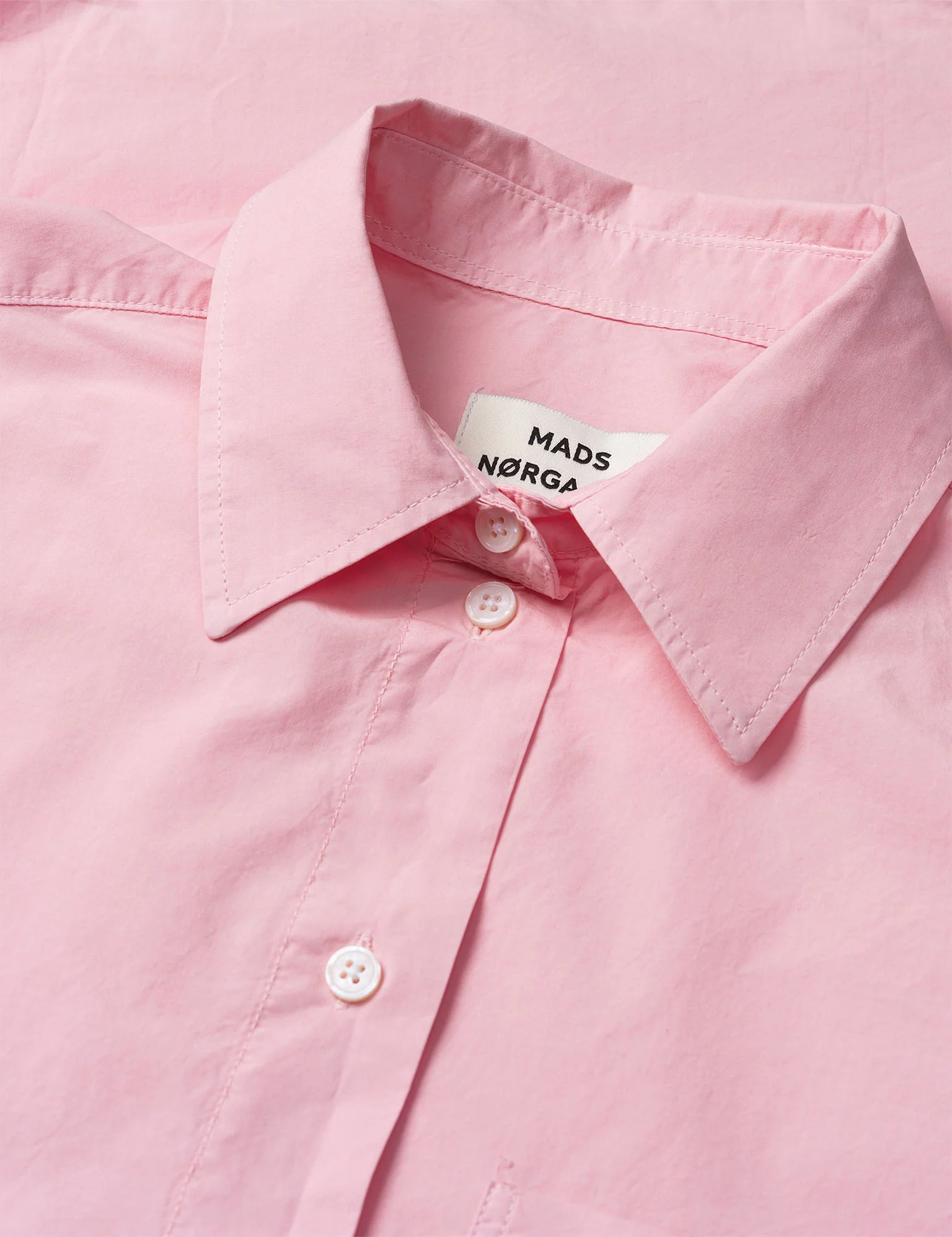 Crispy Poplin Carol Shirt, Icy Pink - Image 2