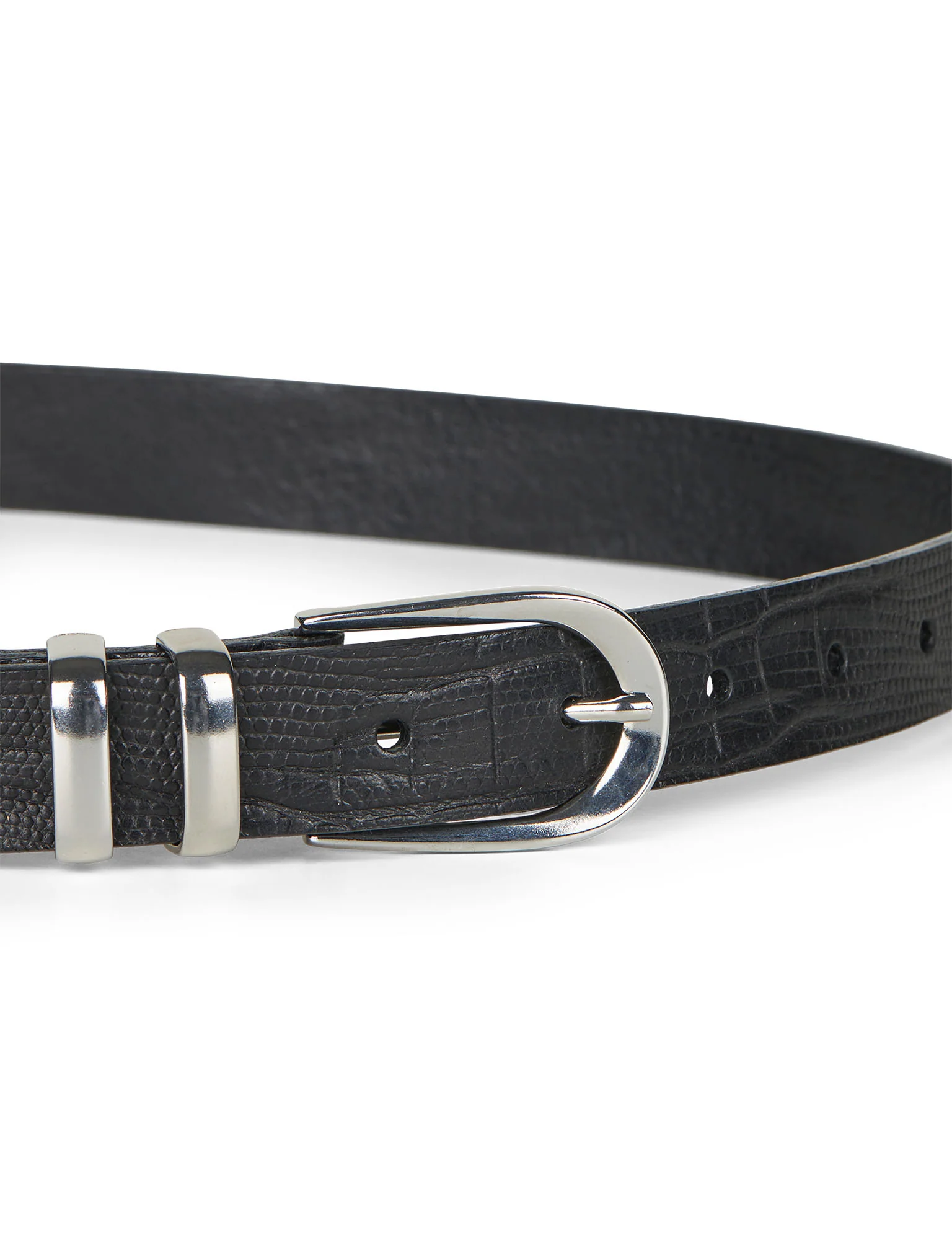 Croc Berry Belt, Black - Image 2
