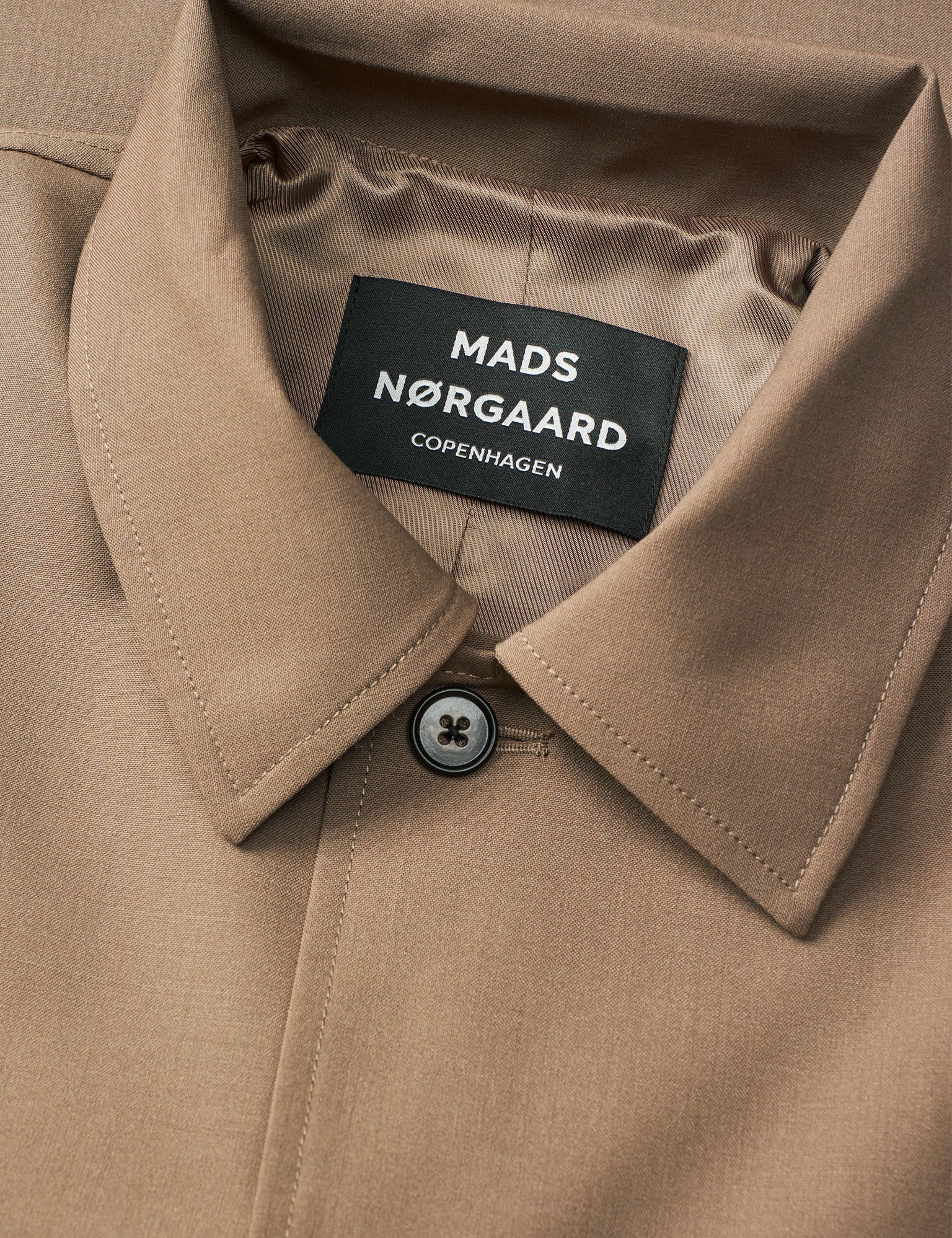 Dense Weave Travis Jacket, Walnut - Image 3