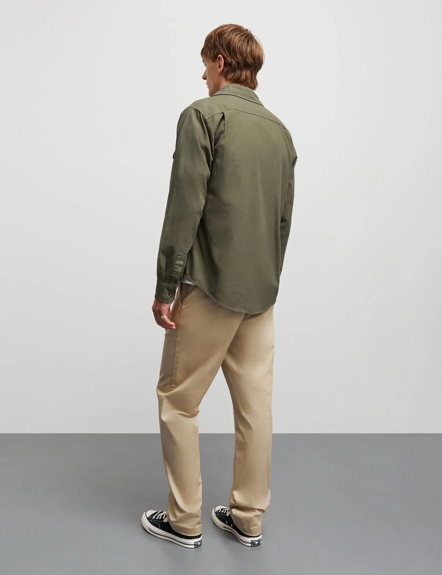 Dyed Canvas Skyler Shirt, Kalamata - Image 2