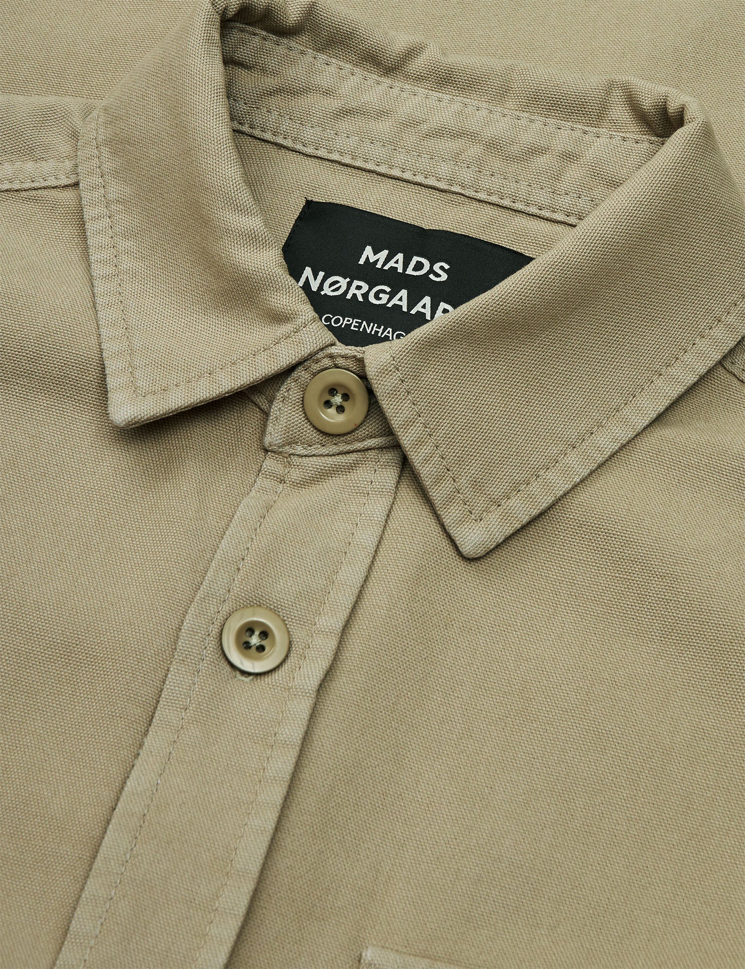 Dyed Canvas Skyler Shirt, Silver Sage - Image 3