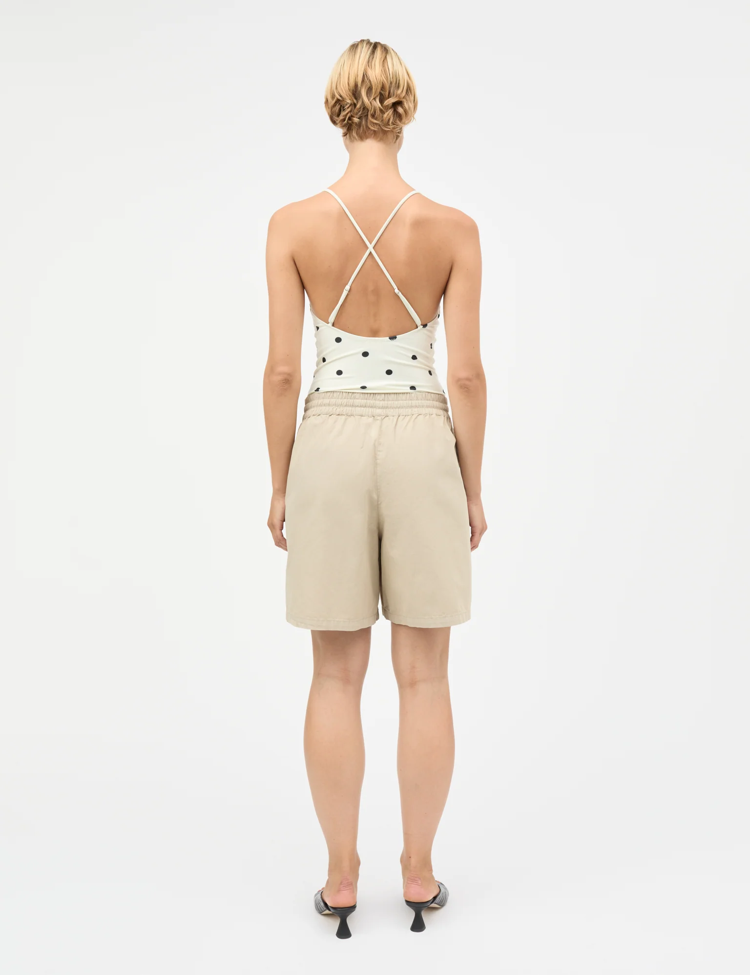 Dyed Weave Joey Shorts, Plaza Taupe - Image 4