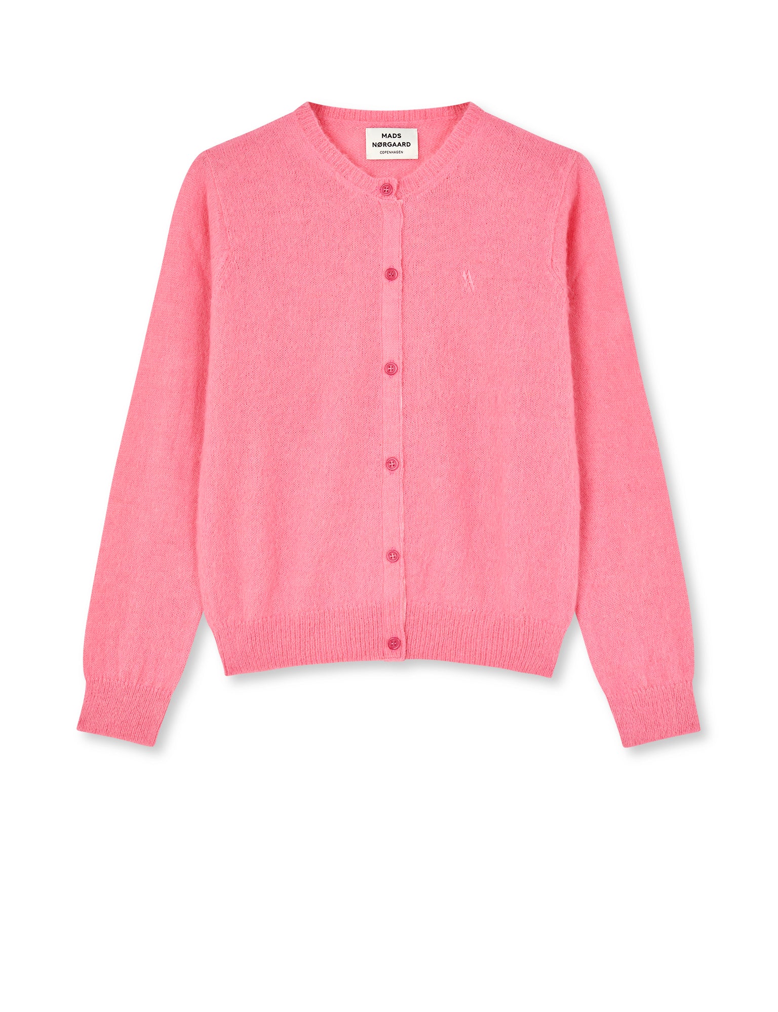Garzati Peach Cardigan, Carmine Rose - Image 2