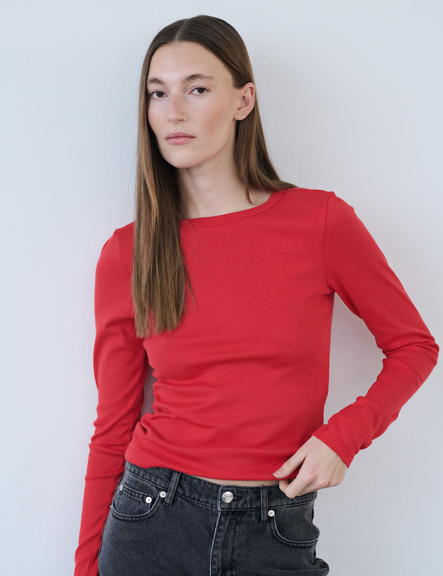 Grace jersey Camille Tee LS, Black - Image 4