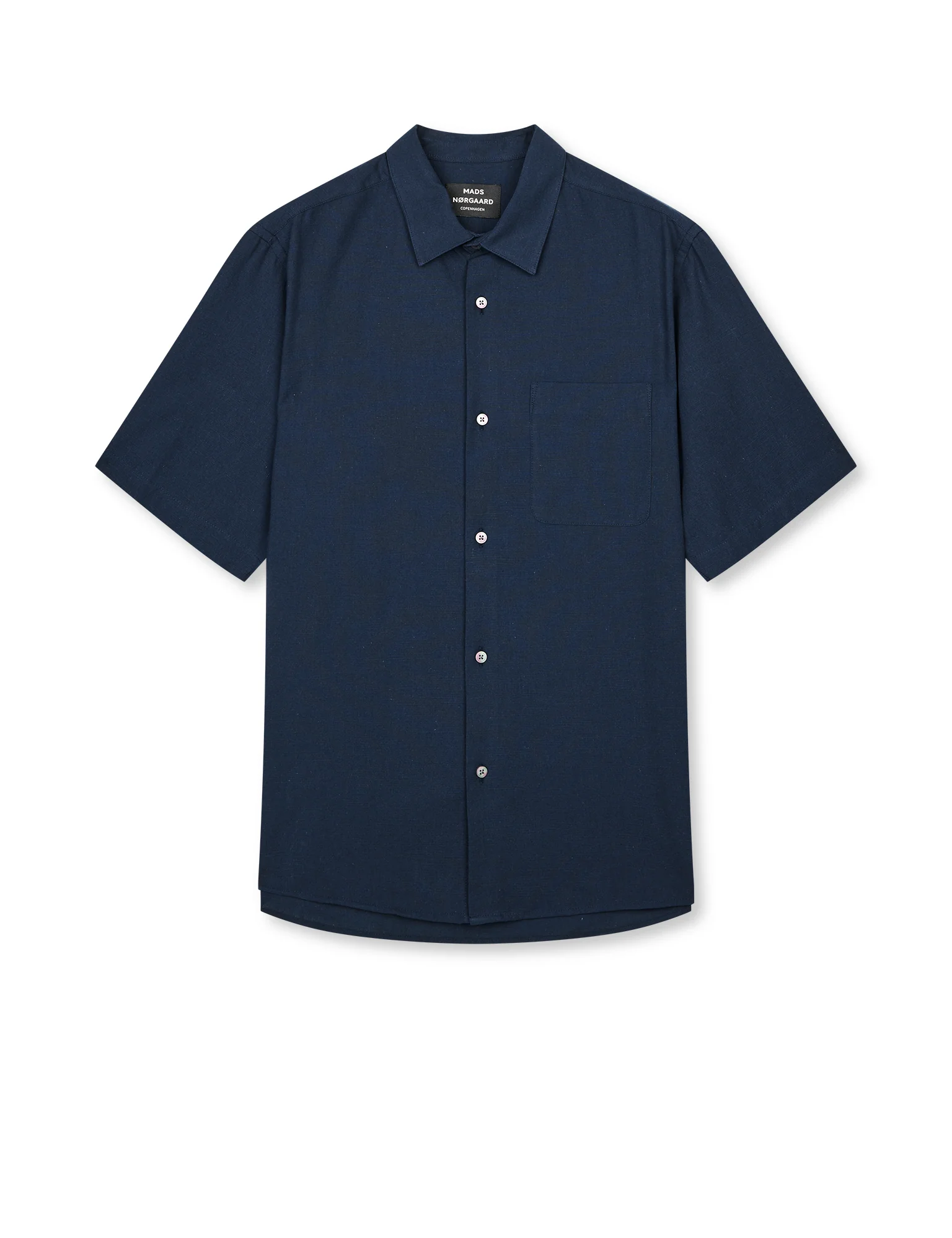 Grida Cotton Victor Shirt SS, Sky Captain - Image 2