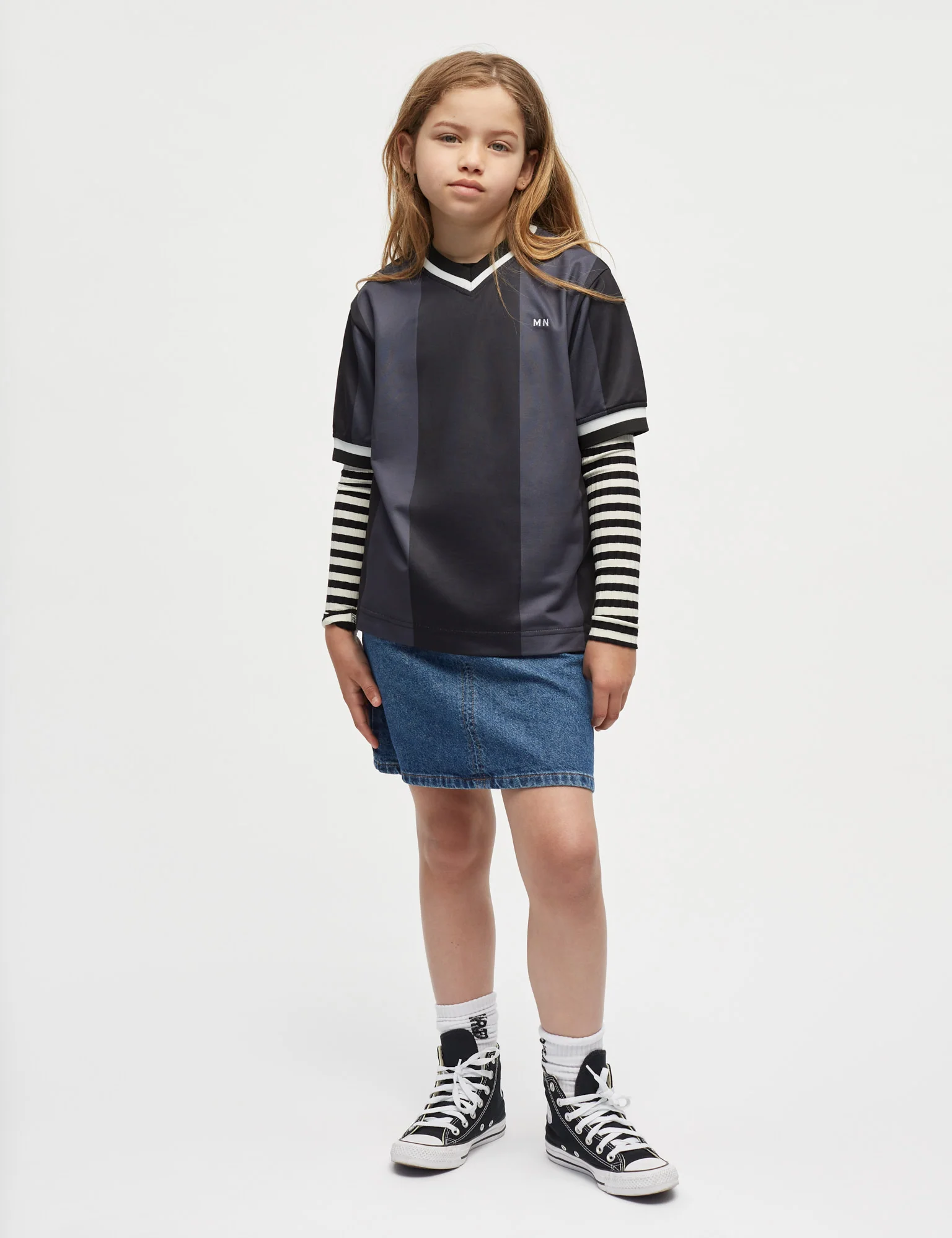 Hildred Blue Smilla Skirt, Blue Wash - Image 2