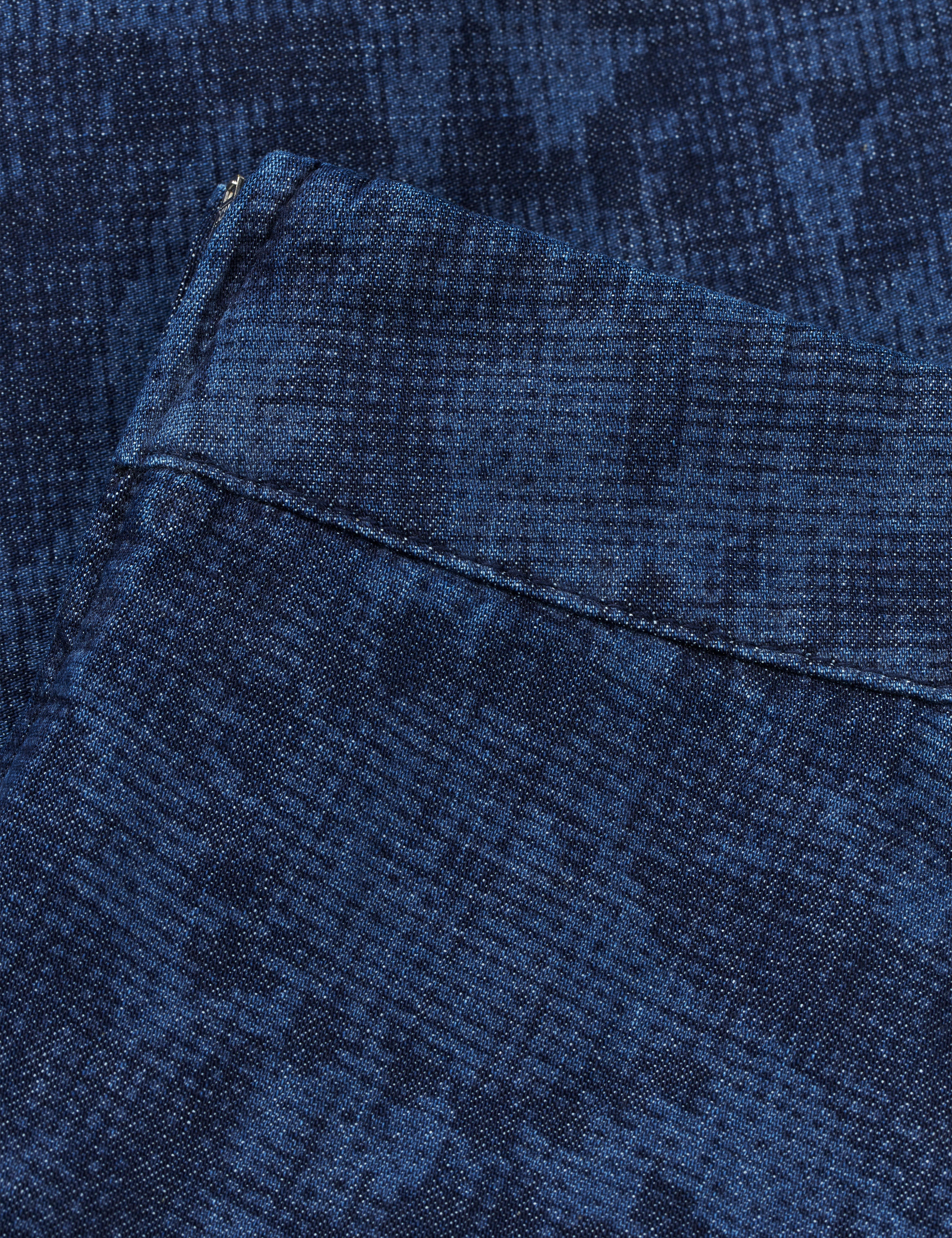 Lazor Denim Stelly Skirt, Sunflower AOP - Image 3