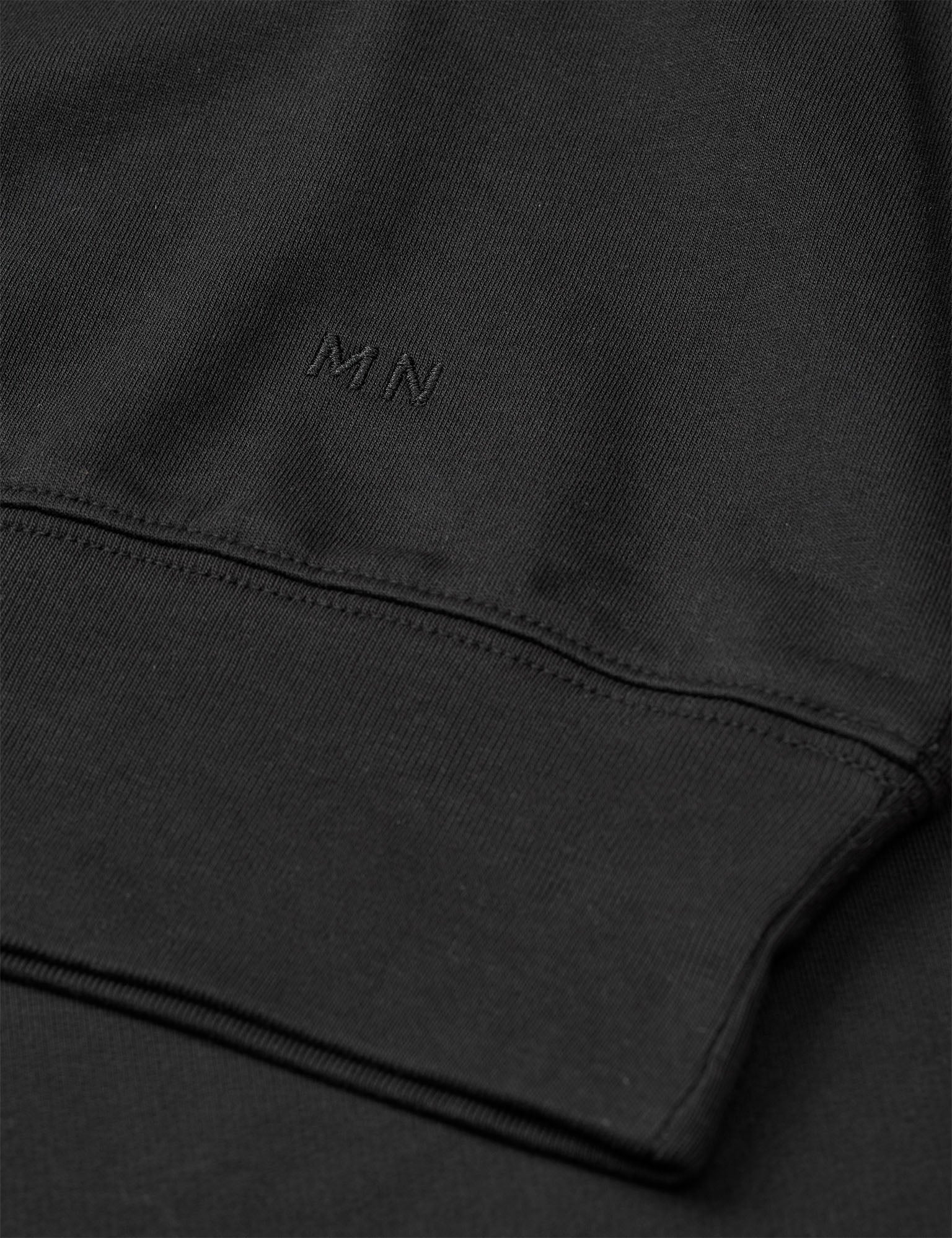 Light Terry Albert Sweat, Black - Image 2