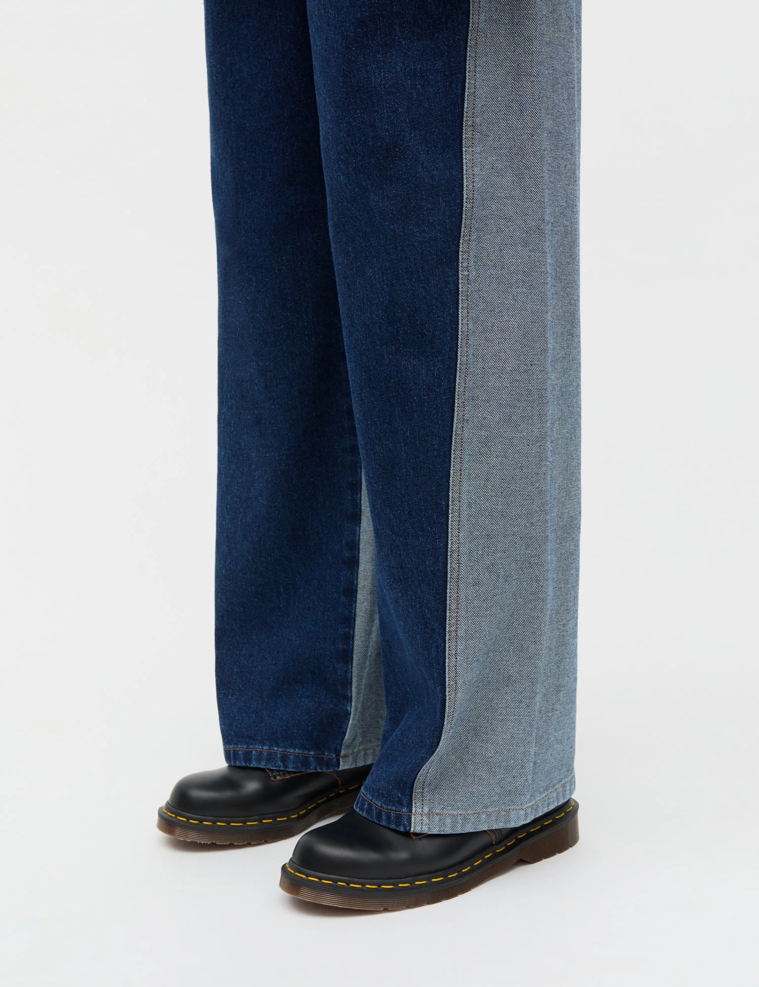 Luke Denim Christel Jeans Block, Mid Blue Denim - Image 3