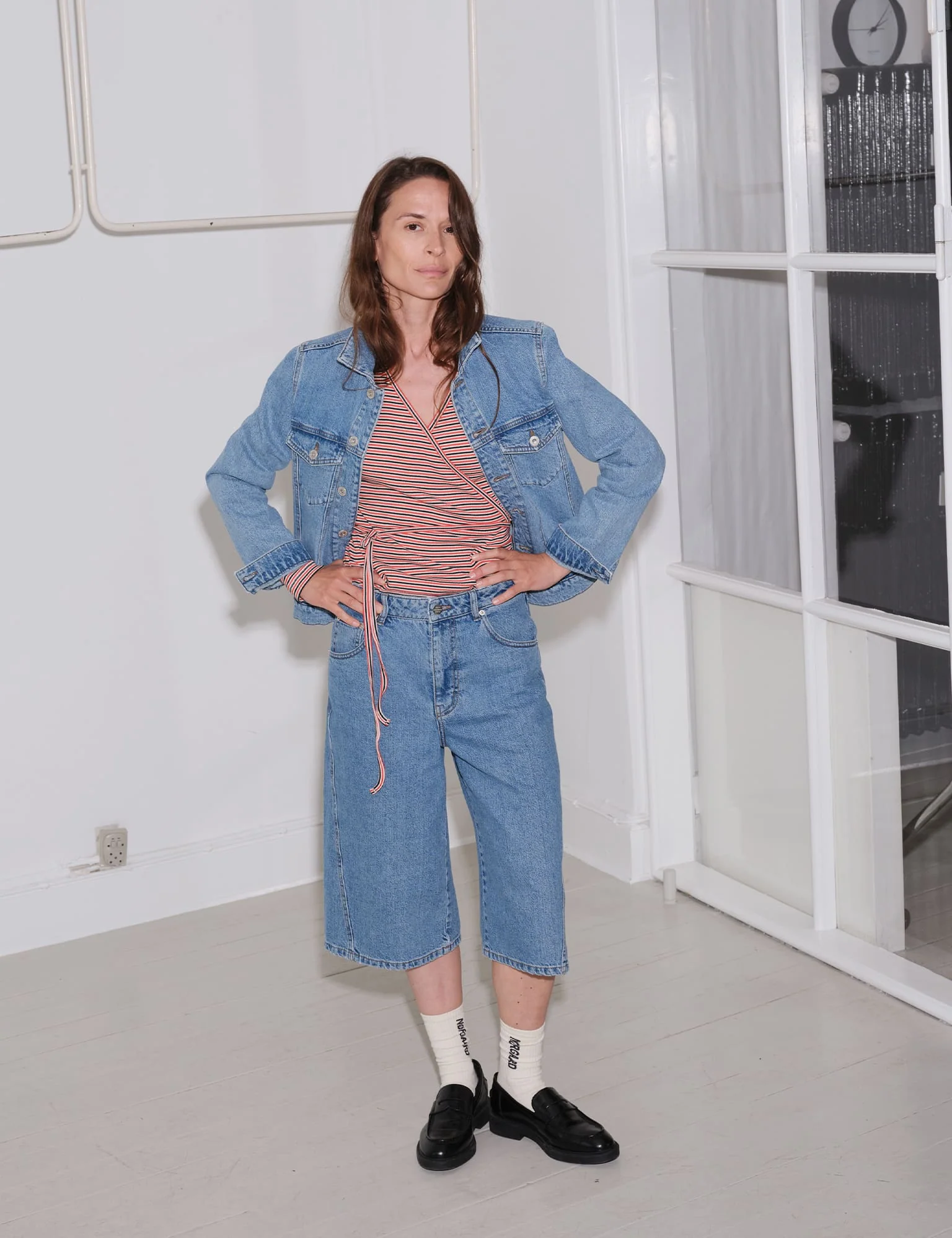 Luke Denim Demi Jacket, Blue Vintage - Image 4