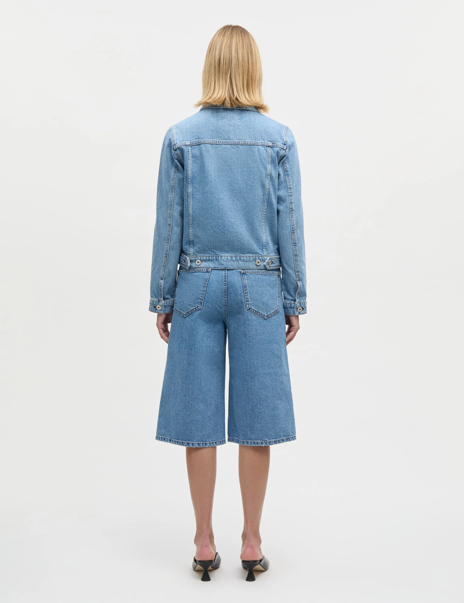 Luke Denim Demi Jacket, Blue Vintage - Image 6