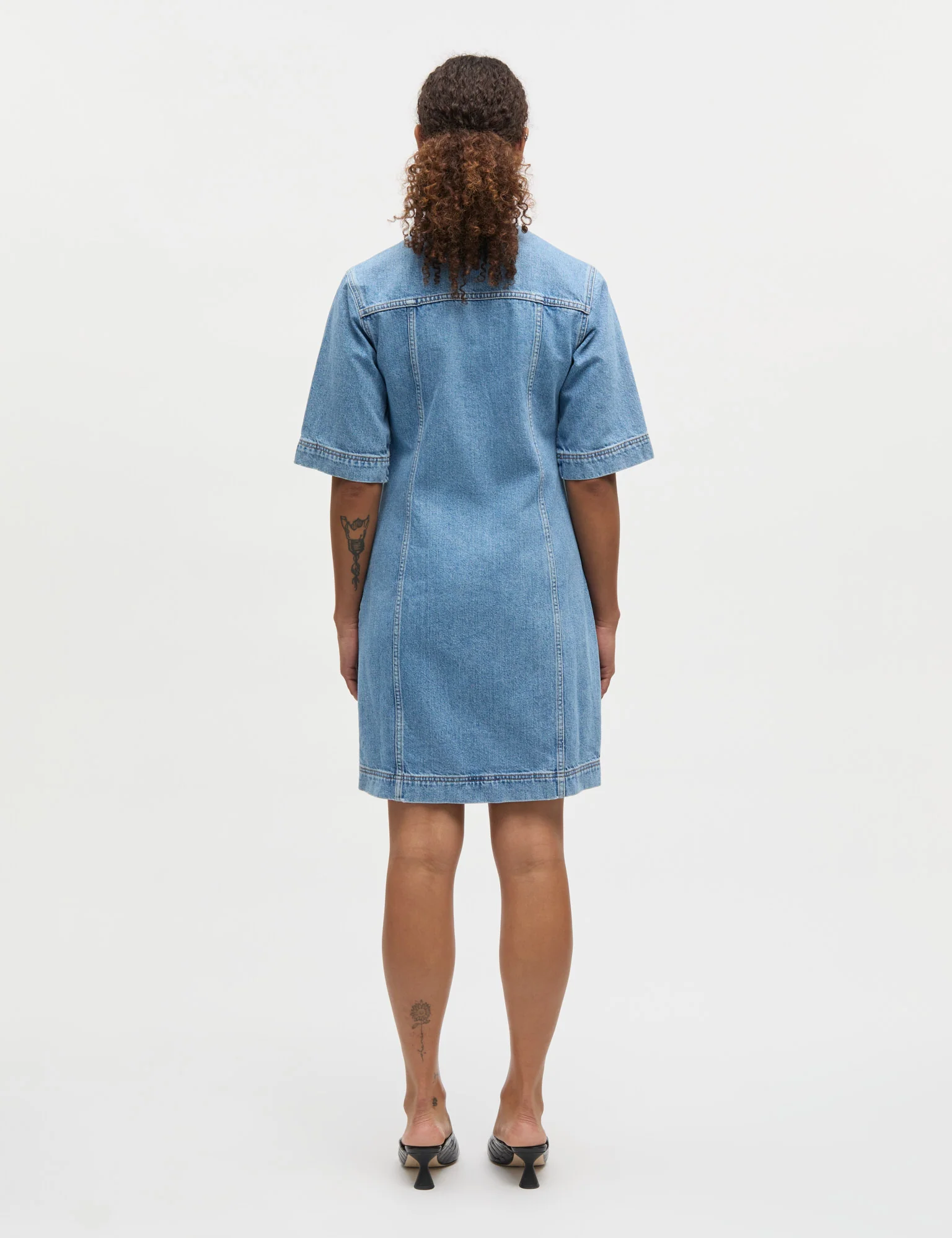 Luke Denim Vigga Dress, Blue Vintage - Image 5