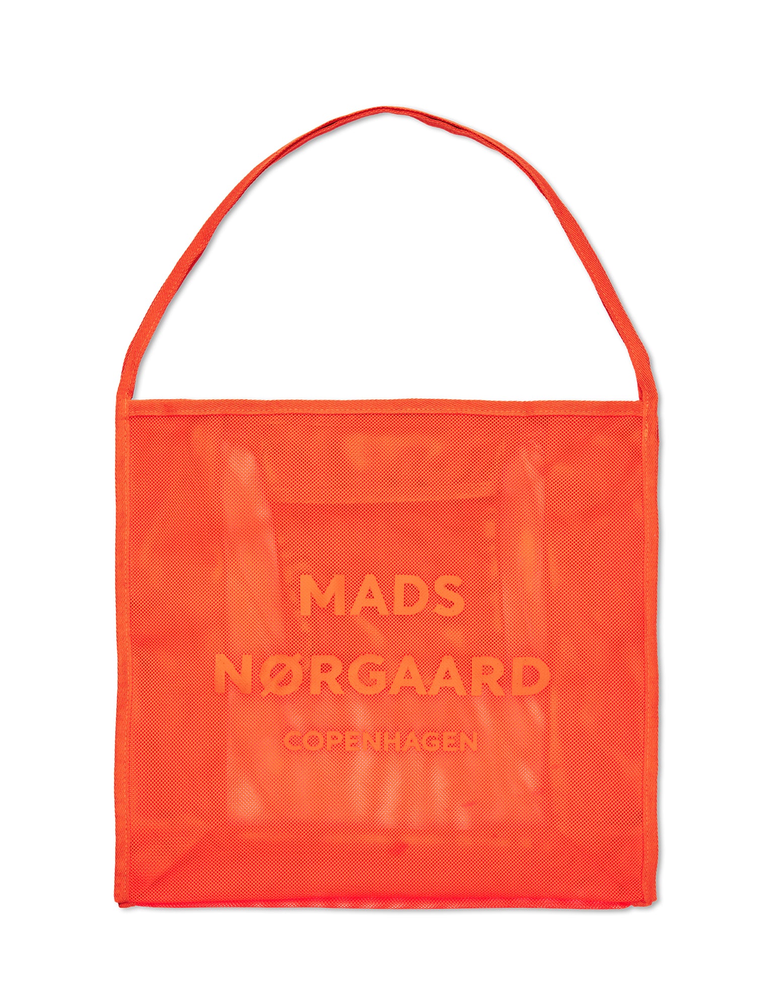 Meshy Flimsy Shopper, Neon Orange