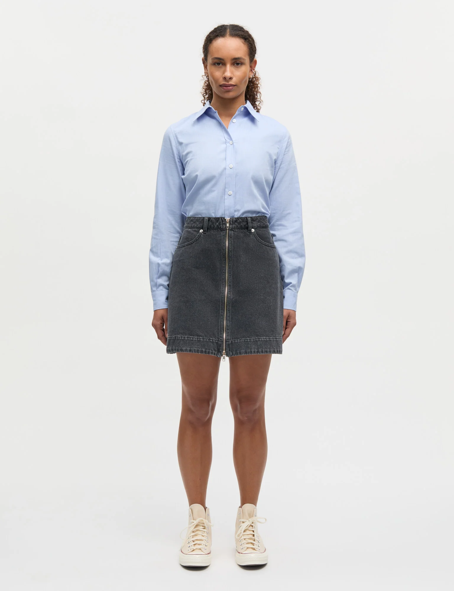 Mini Oxford Shady Shirt, Blue Heron - Image 2