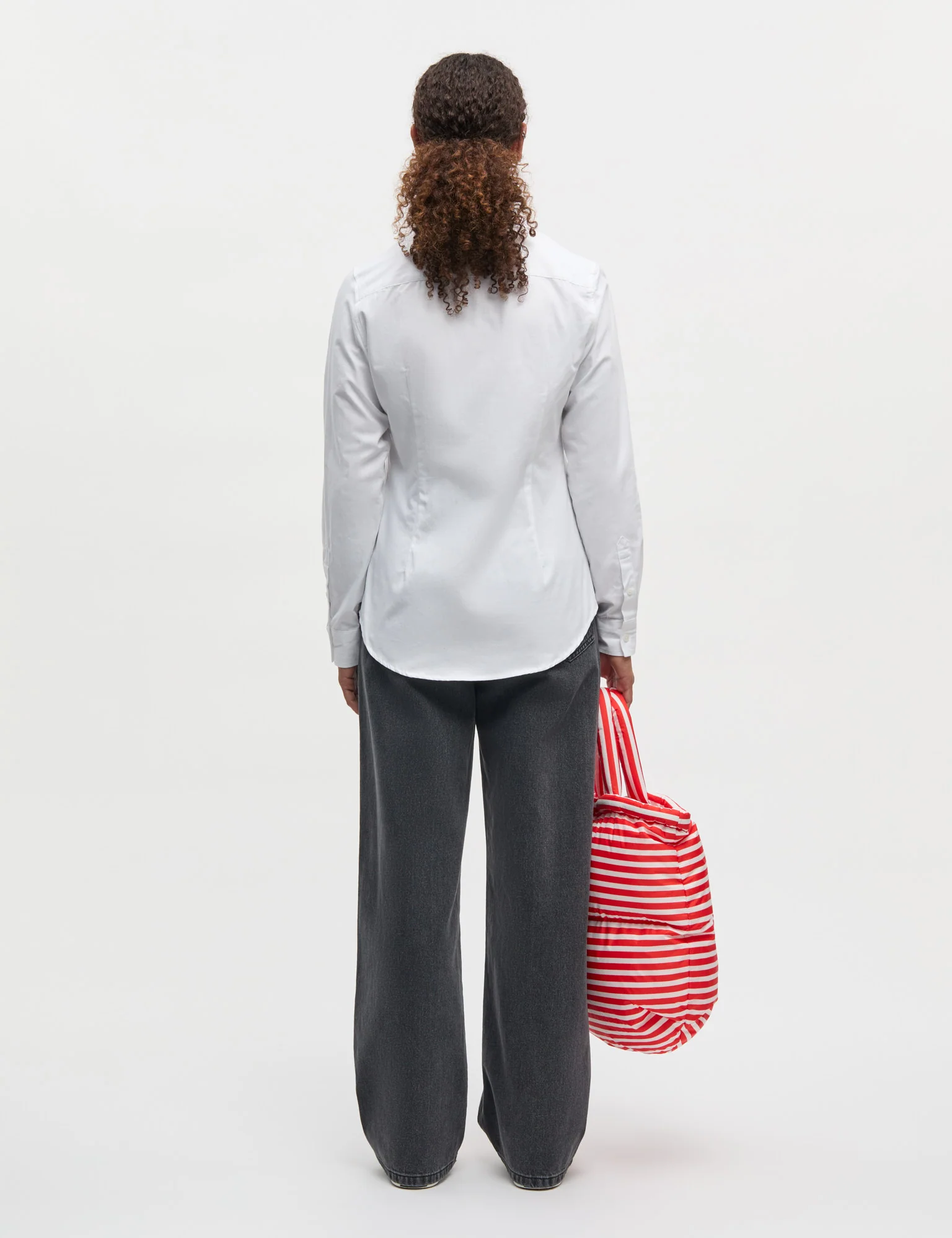Mini Oxford Shady Shirt, Snow White - Image 4