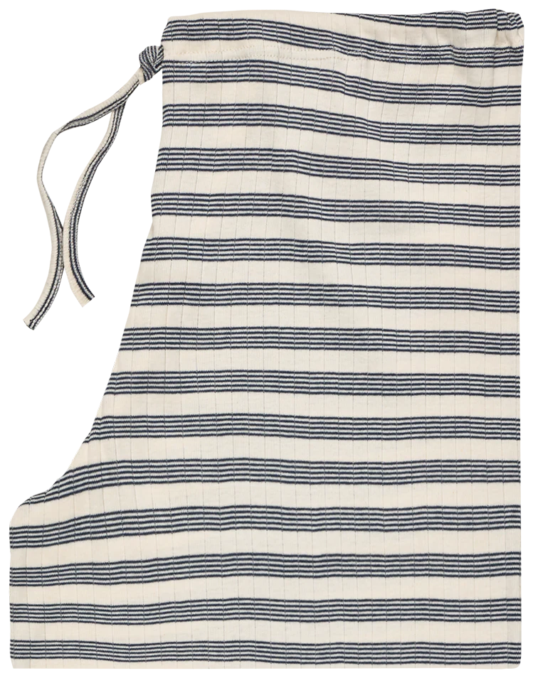 NPS Nova Shorts BW Stripe, Ecru/Marine - Image 2