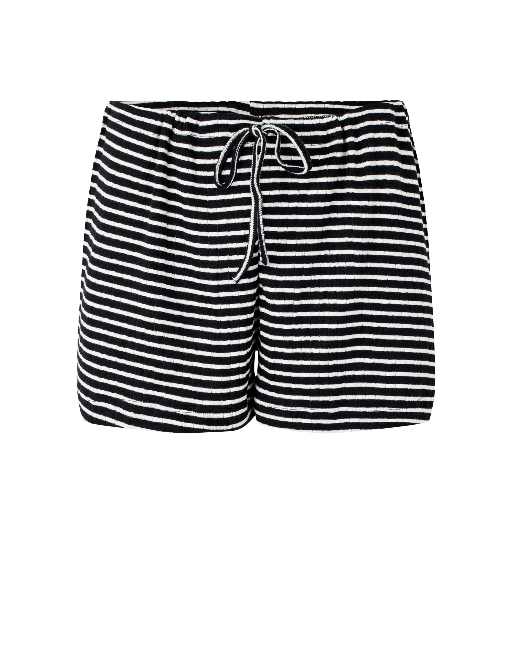 NPS Nova Shorts NPS Stripes, Black/Ecru - Image 3