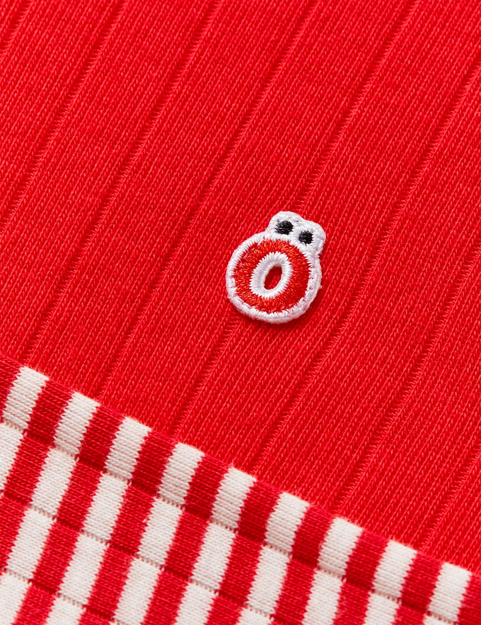 NPS Öhouse Cropped Tee, Red/Ecru - Image 3