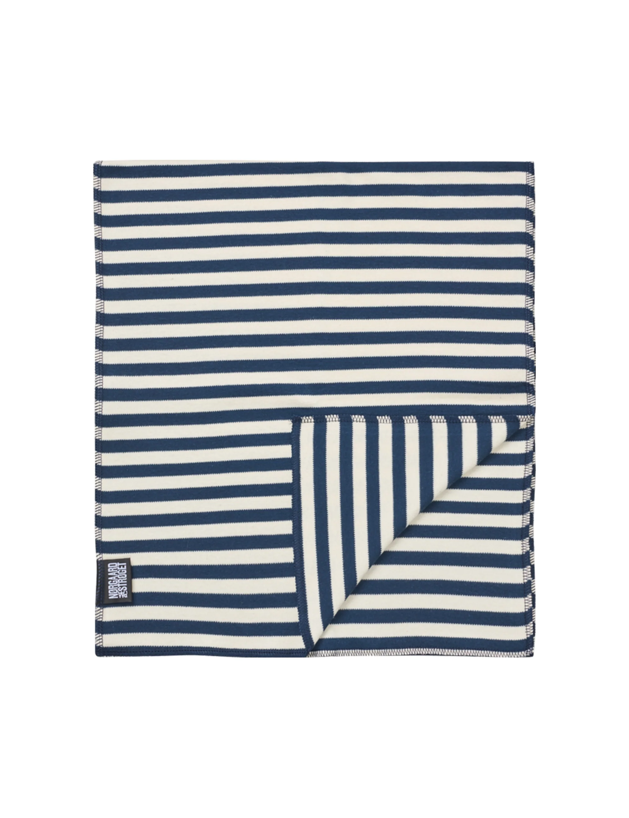 NPS Scarf Interlock, Marine/Ecru