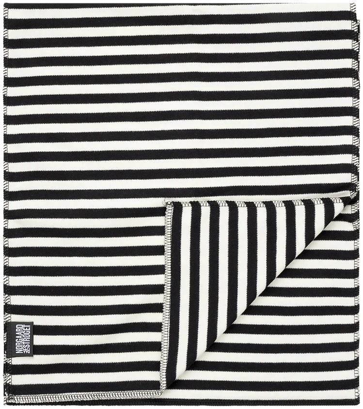 NPS Scarf Interlock, Black/Ecru - Image 2