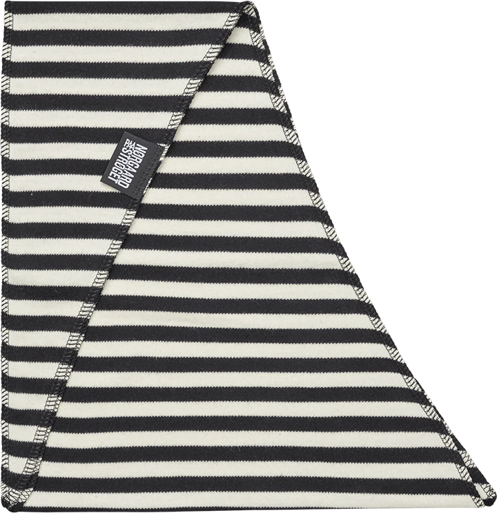 NPS Scarf Triangle, Black/Ecru - Image 2
