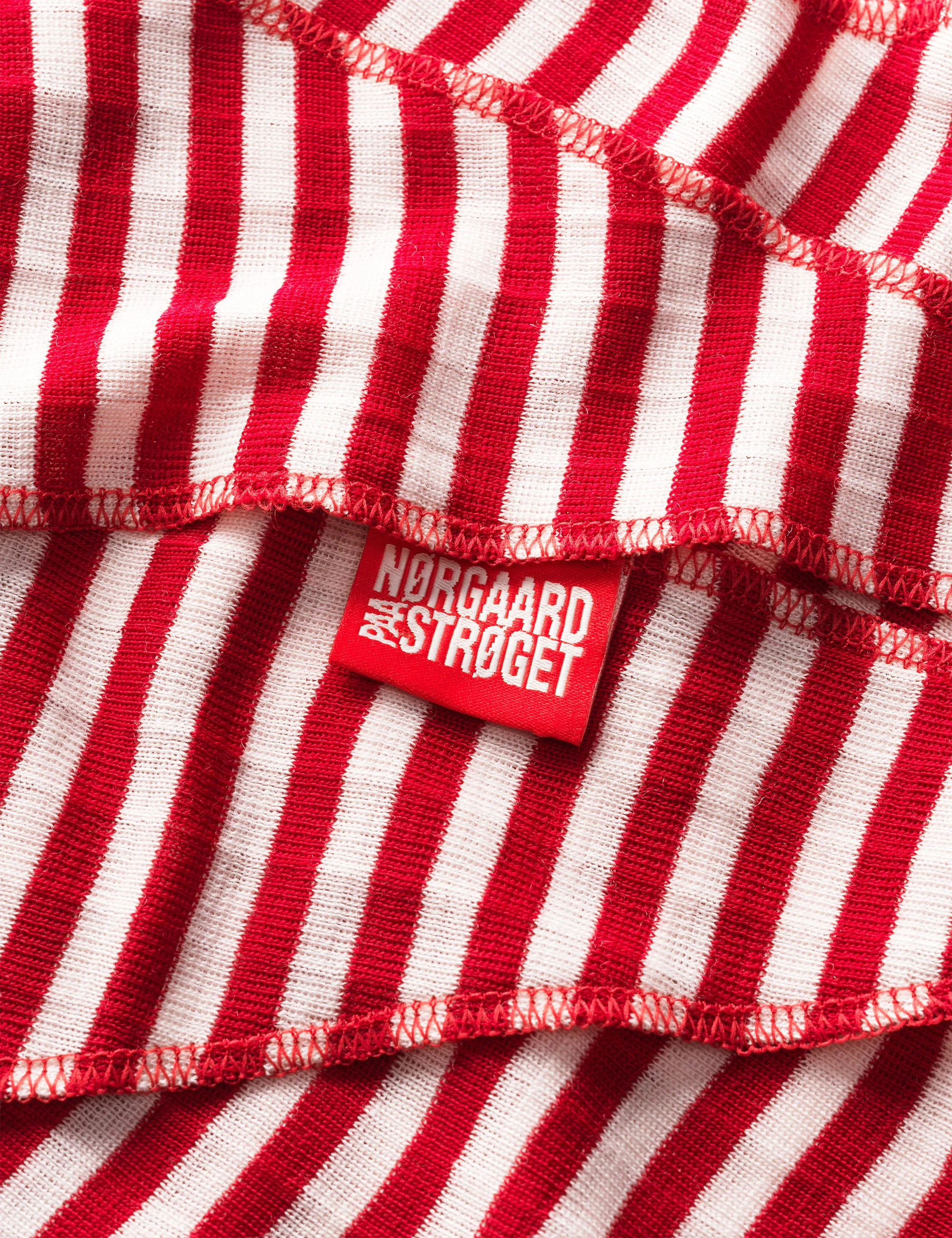 NPS Scarf Triangle Wool, Red/Ecru - Image 3
