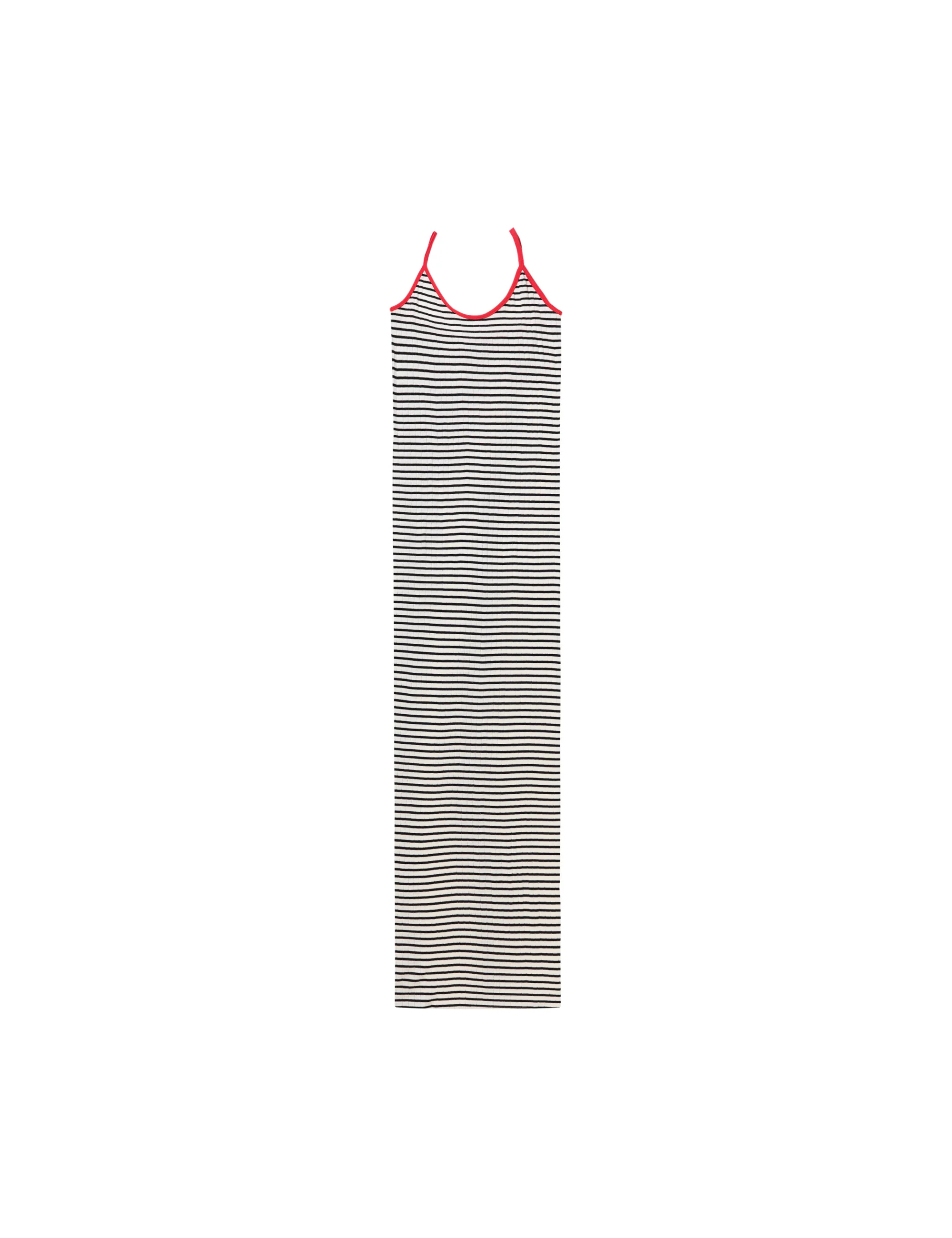 NPS Strap Dress NPS Stripe, Ecru/Black - Image 7