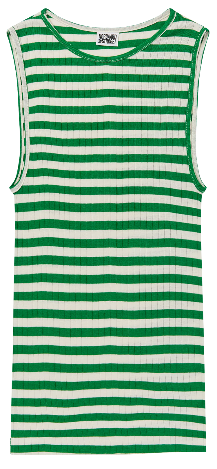 NPS Tank Top Broadway, Green/Ecru - Image 2