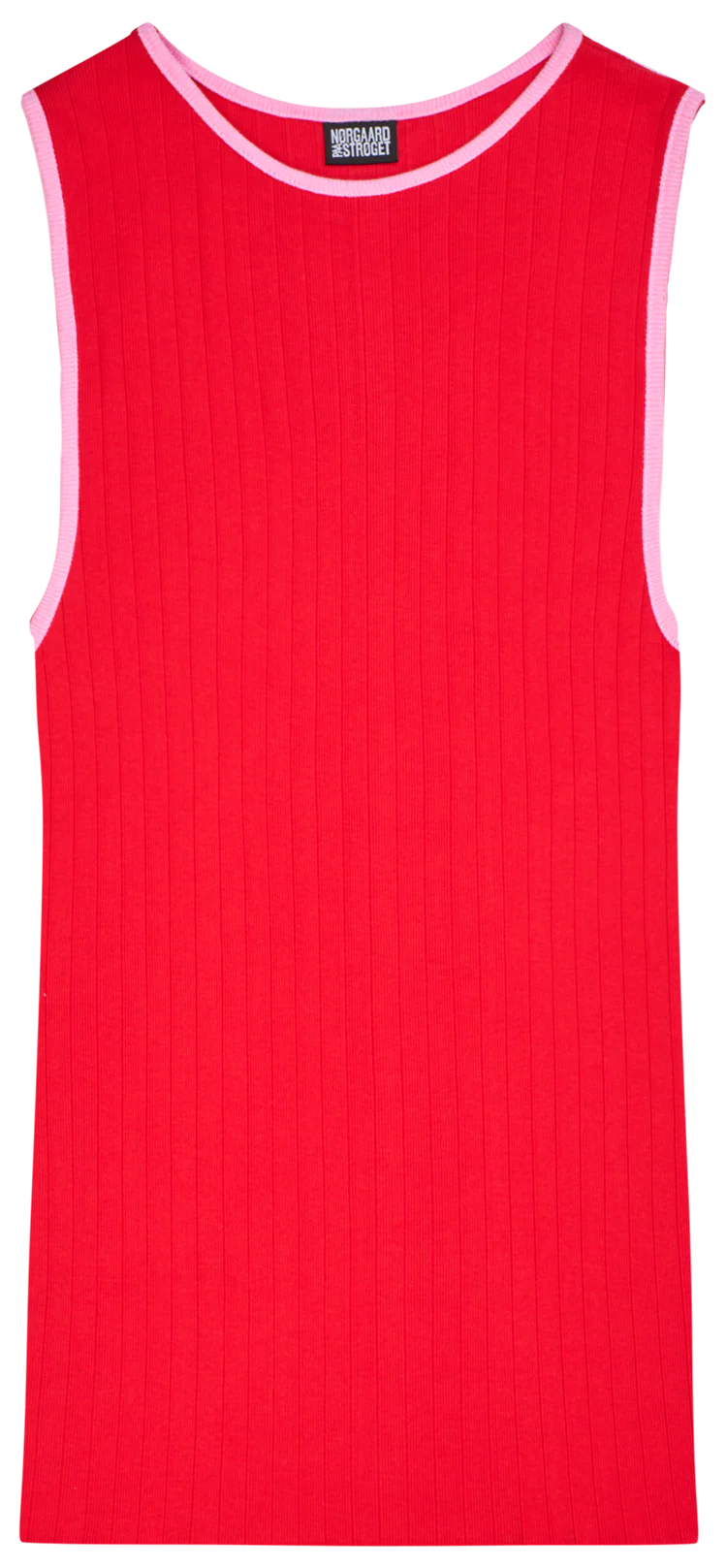 NPS Tank Top Kontrast, Red/Light Pink - Image 2